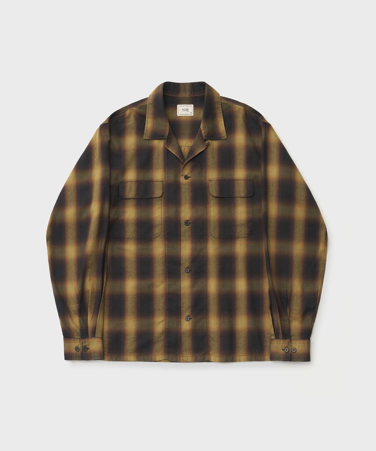 어나더 오피스(ANOTHER OFFICE) Granada Open-Collar Shirt (Sunset)