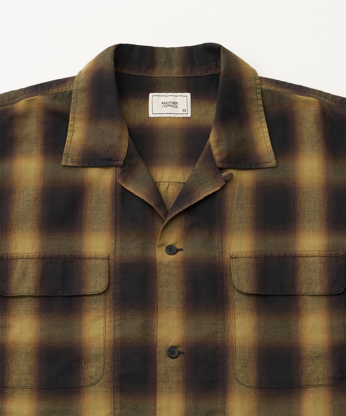 어나더 오피스(ANOTHER OFFICE) Granada Open-Collar Shirt (Sunset)