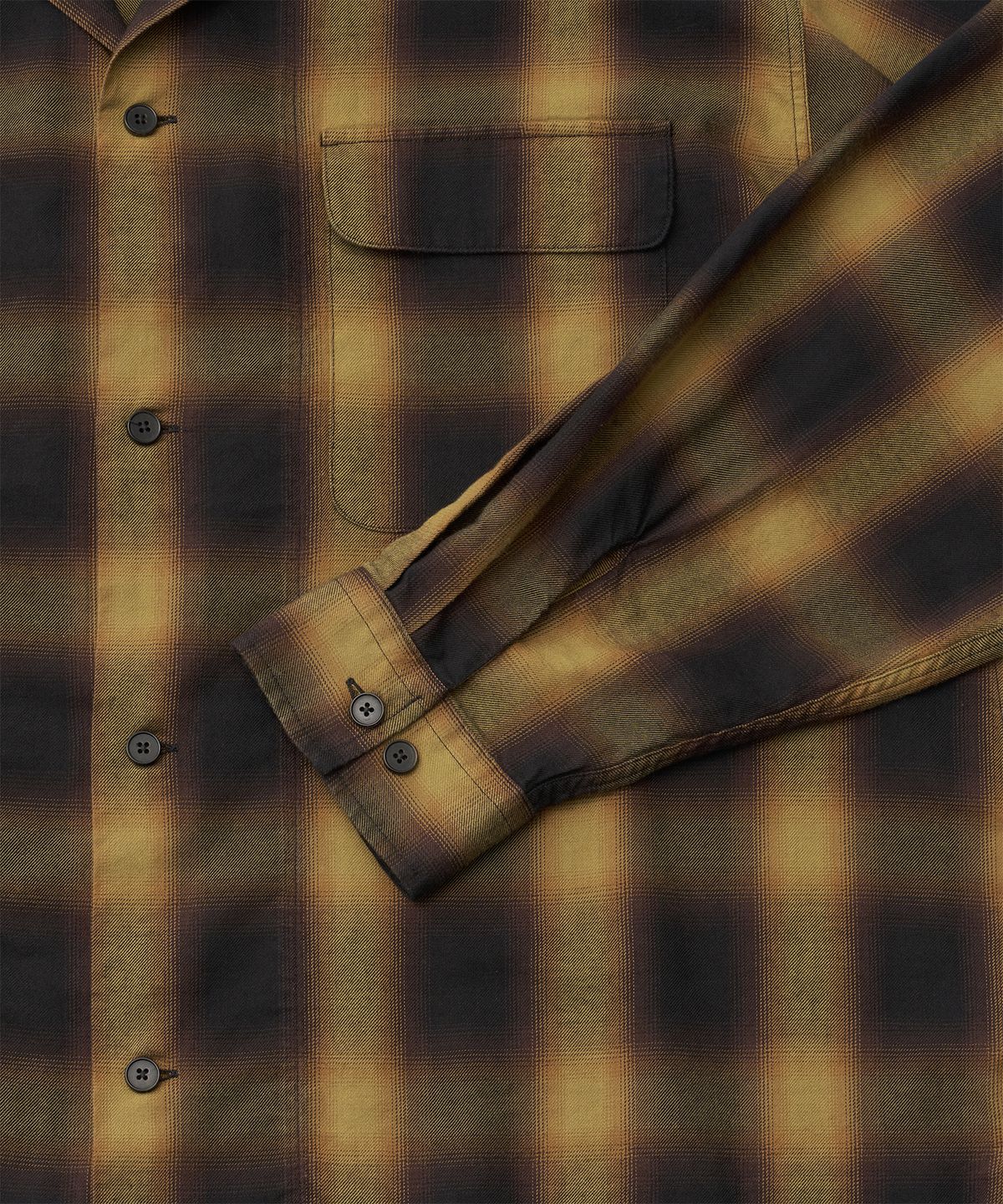 어나더 오피스(ANOTHER OFFICE) Granada Open-Collar Shirt (Sunset)