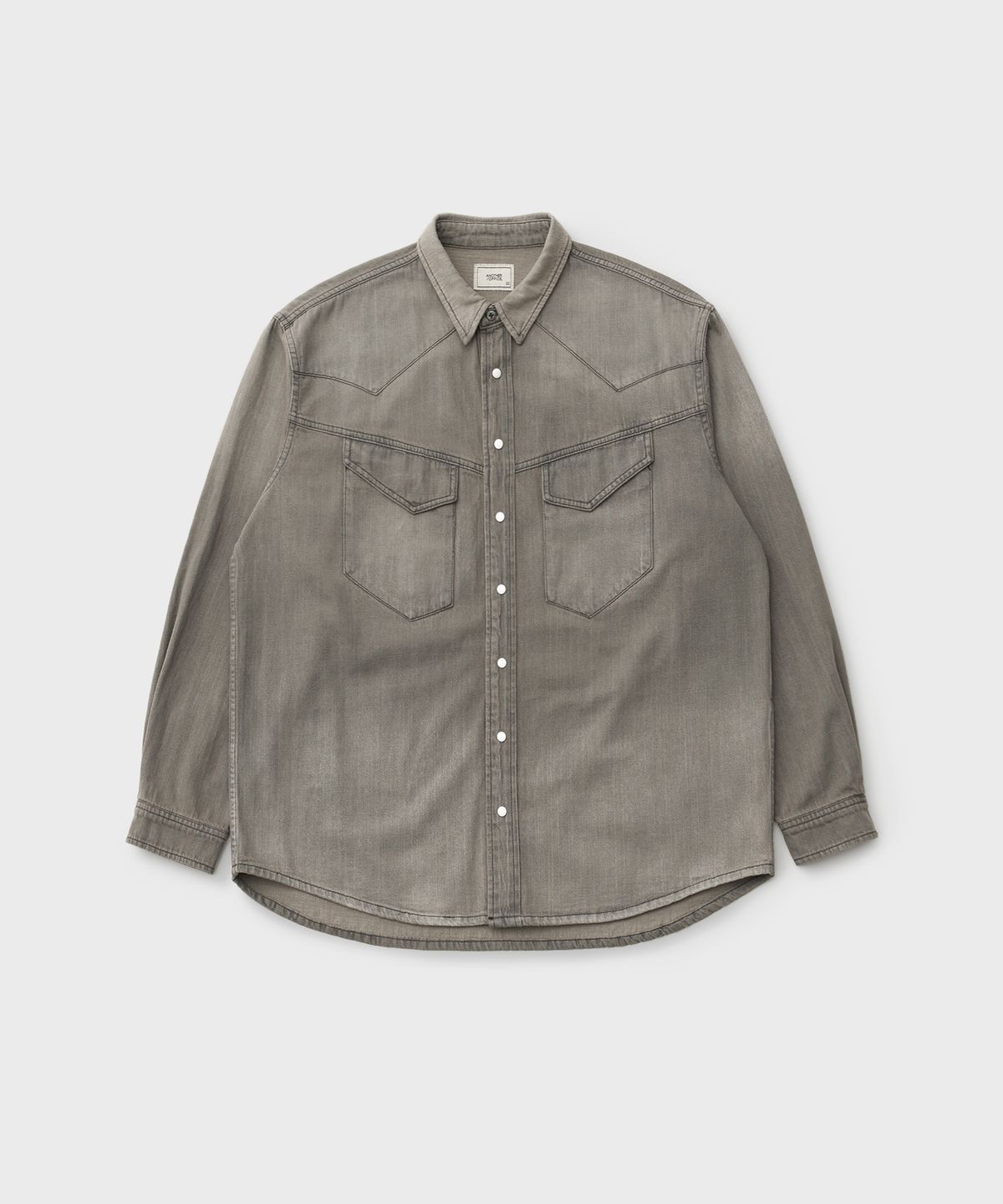 어나더 오피스(ANOTHER OFFICE) Maverick Western Shirt (Black)