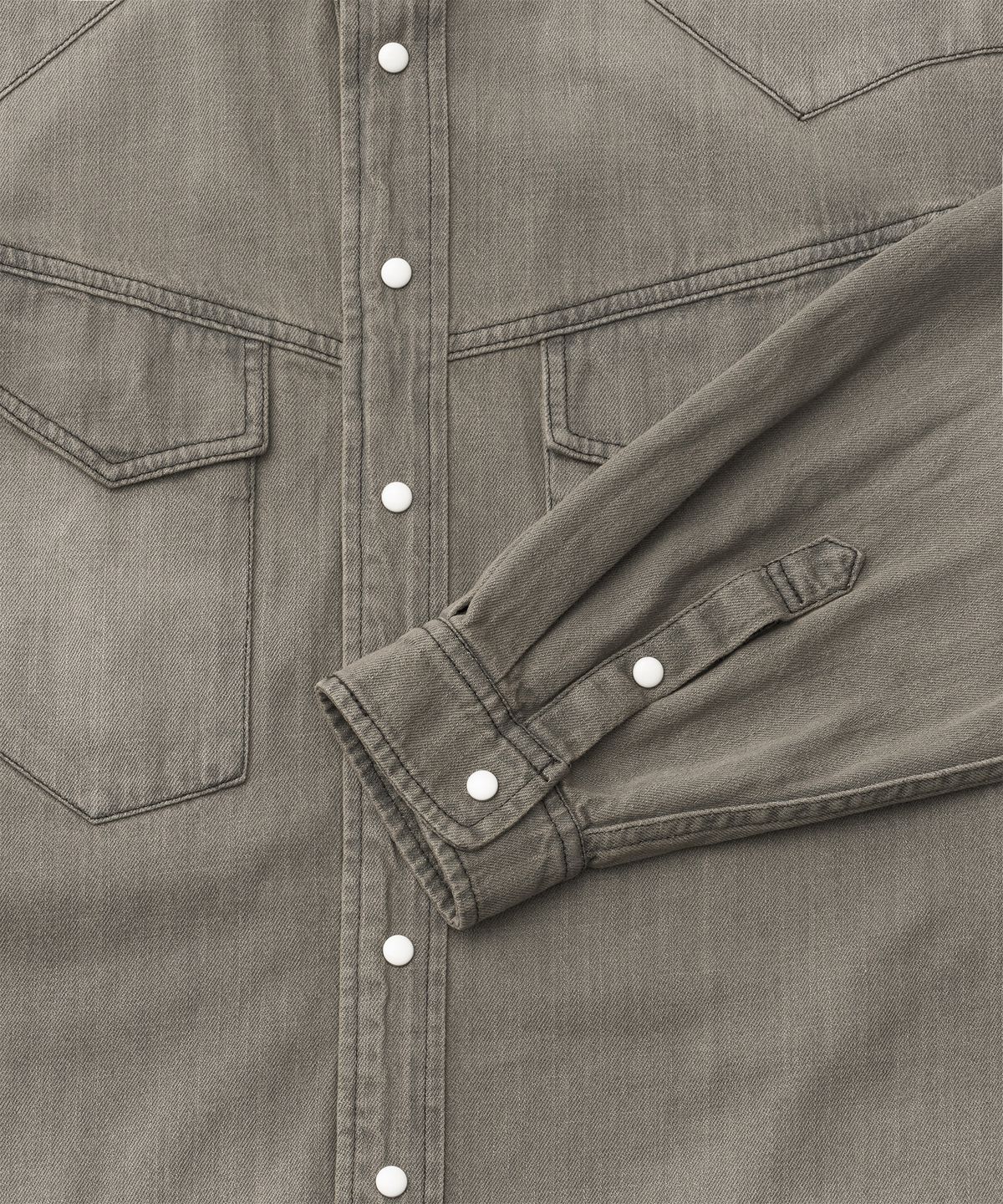 어나더 오피스(ANOTHER OFFICE) Maverick Western Shirt (Black)