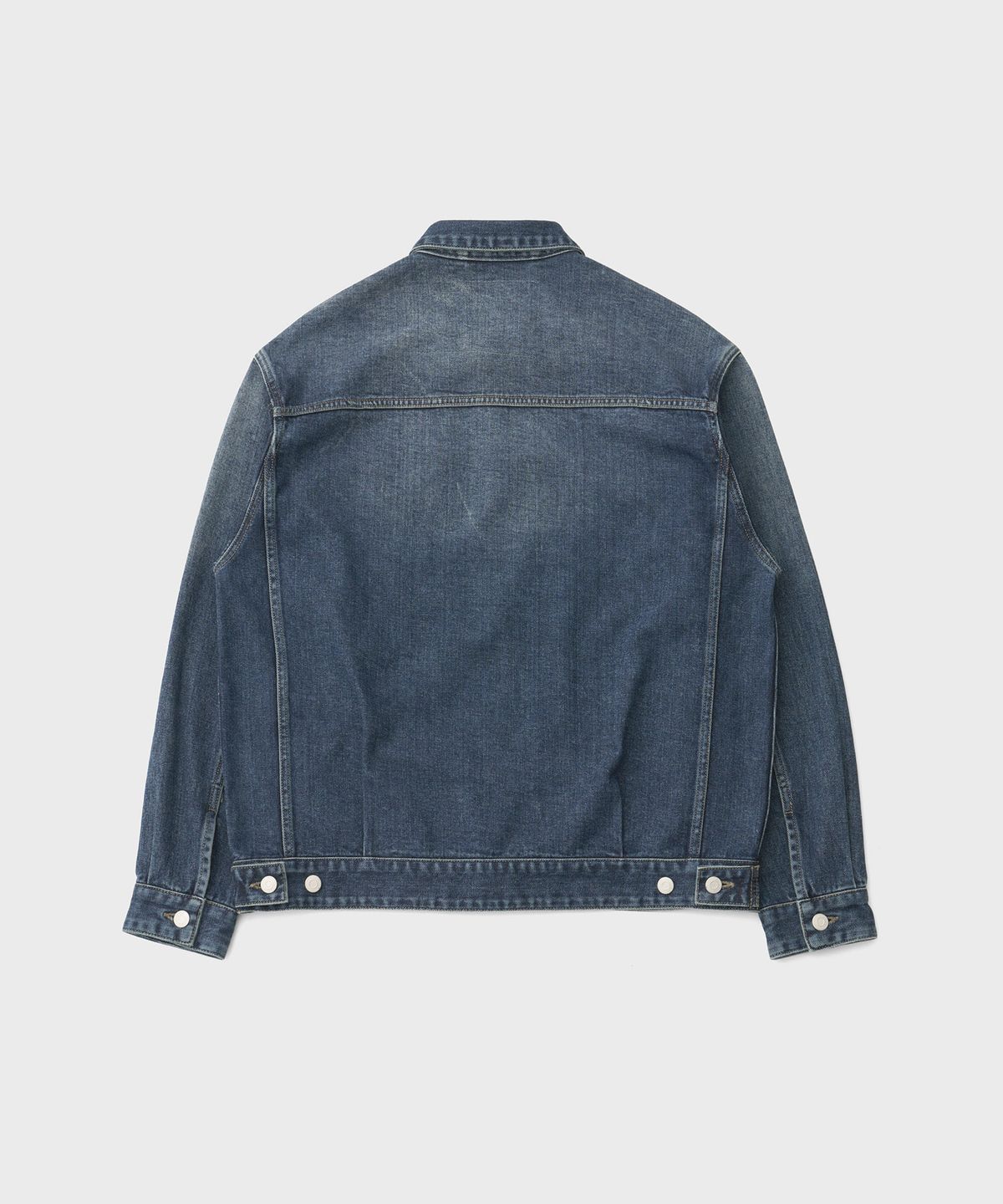 어나더 오피스(ANOTHER OFFICE) Maverick Denim Jacket (Mid Blue)