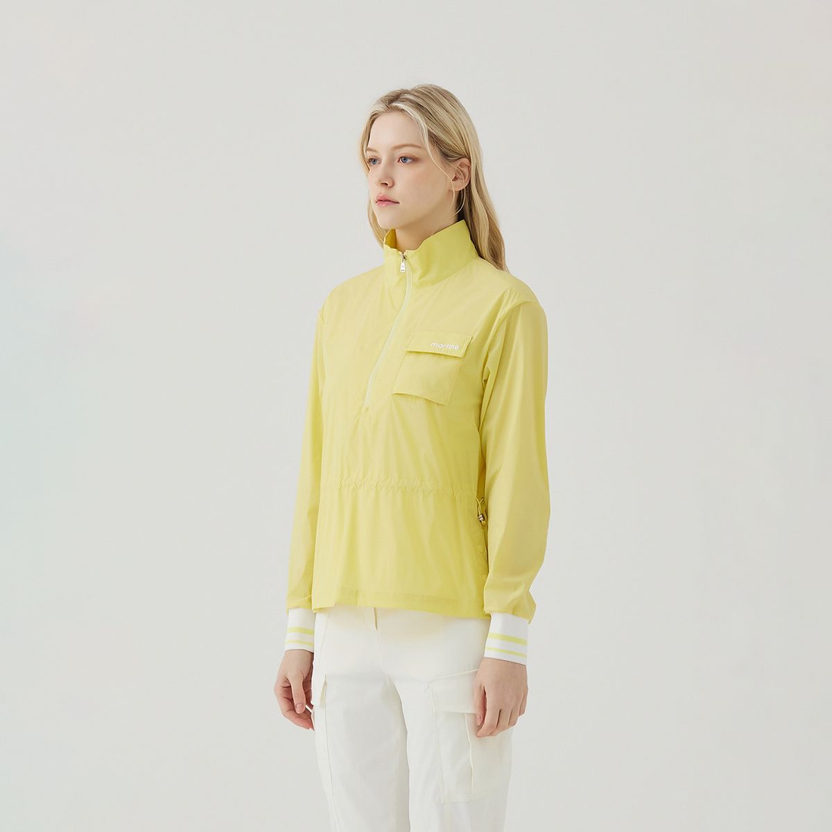 마틴골프(MARTINE GOLF) Half Zip-up Windbreaker_Yellow