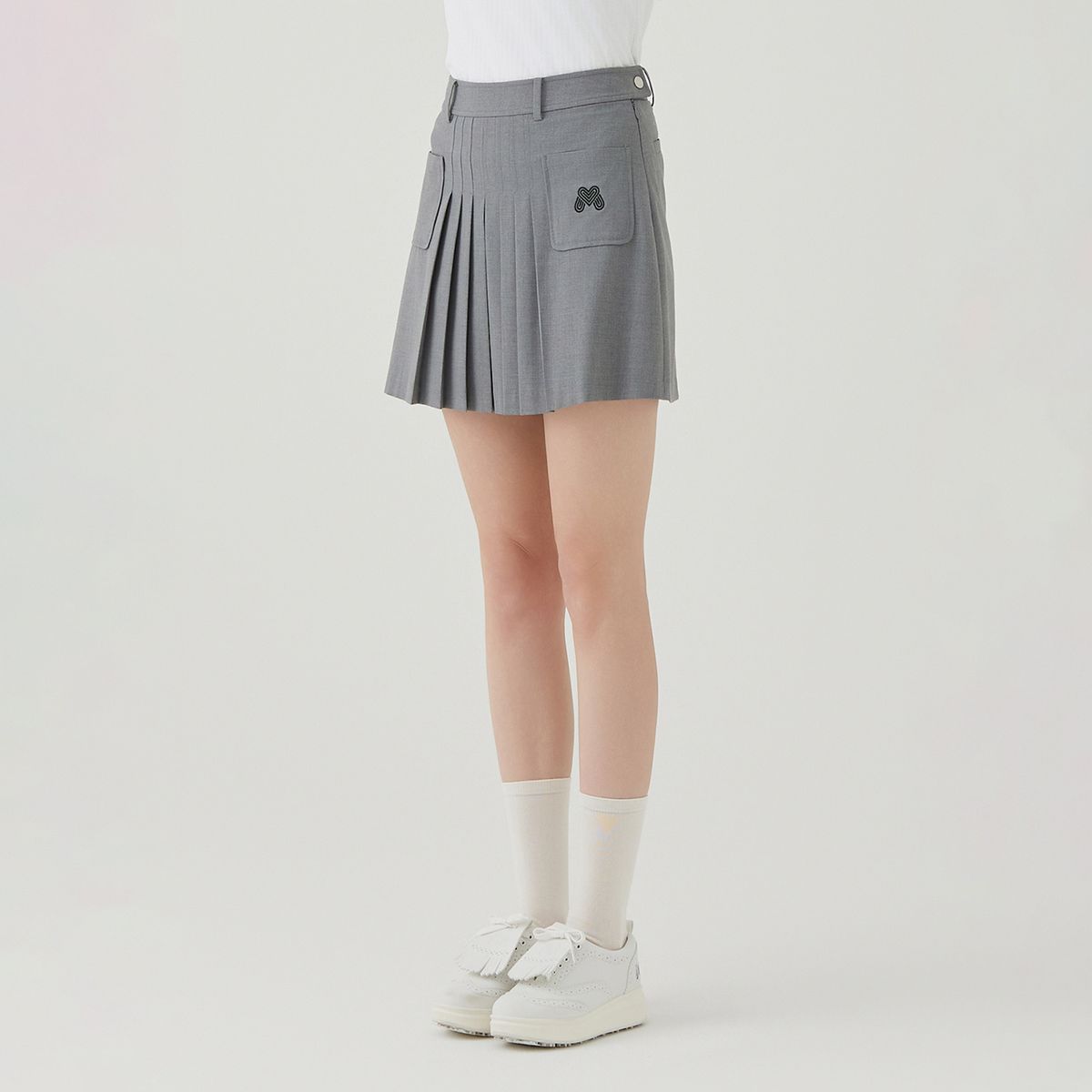 마틴골프(MARTINE GOLF) TR Pleats Culotte_M/Grey