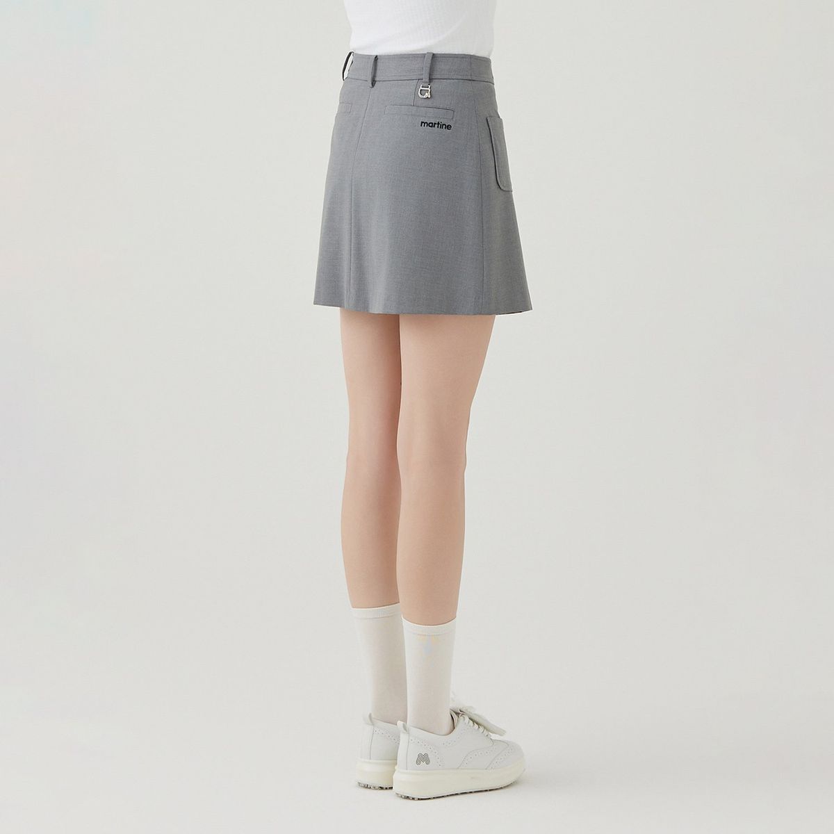 마틴골프(MARTINE GOLF) TR Pleats Culotte_M/Grey