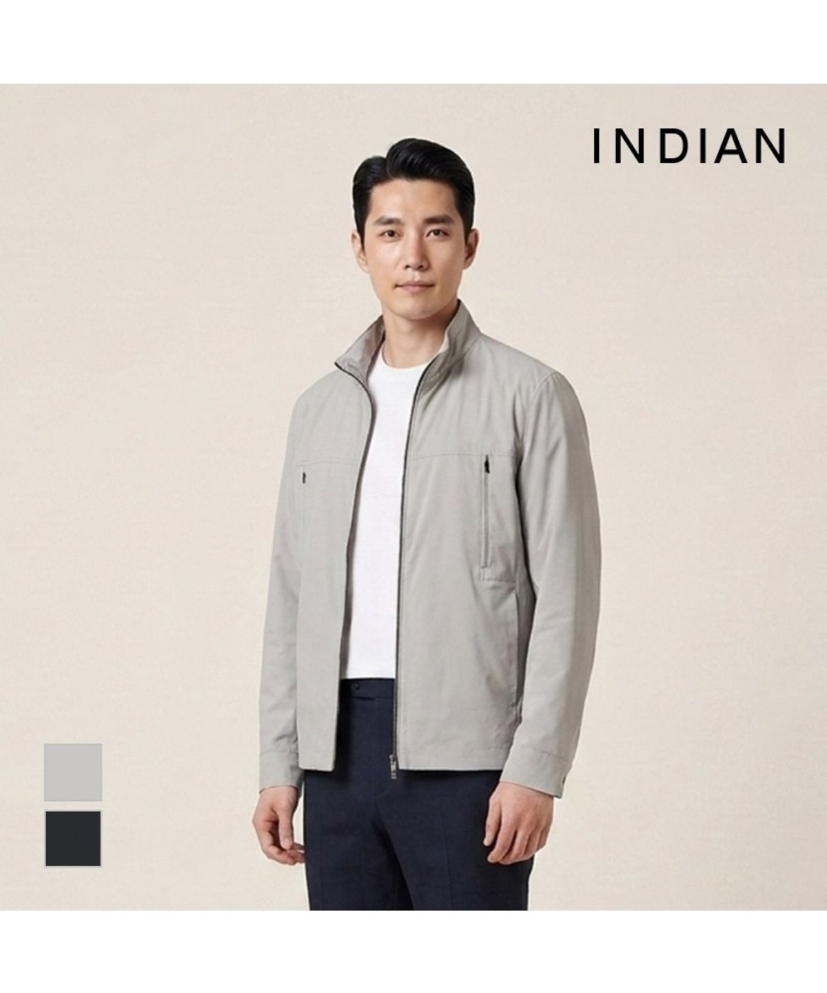 인디안(INDIAN) 퀼팅라이너 착탈 점퍼_MIECL3S1101
