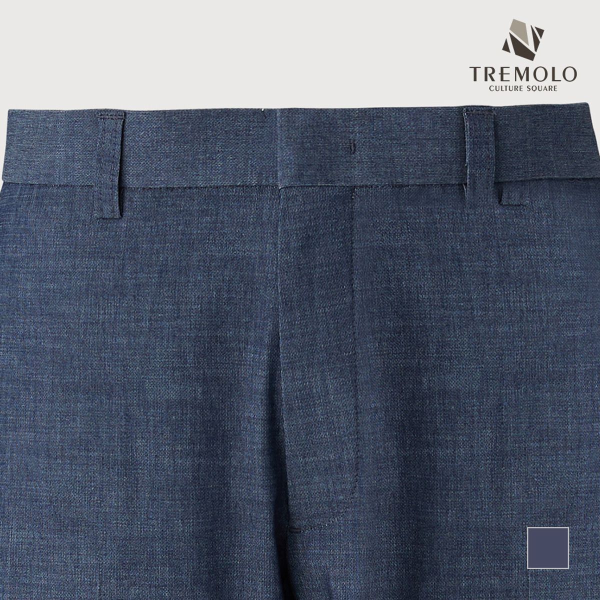 트레몰로(TREMOLO) G블루 심플 폴리 레이온 워싱 바지_TRNDAXS1266