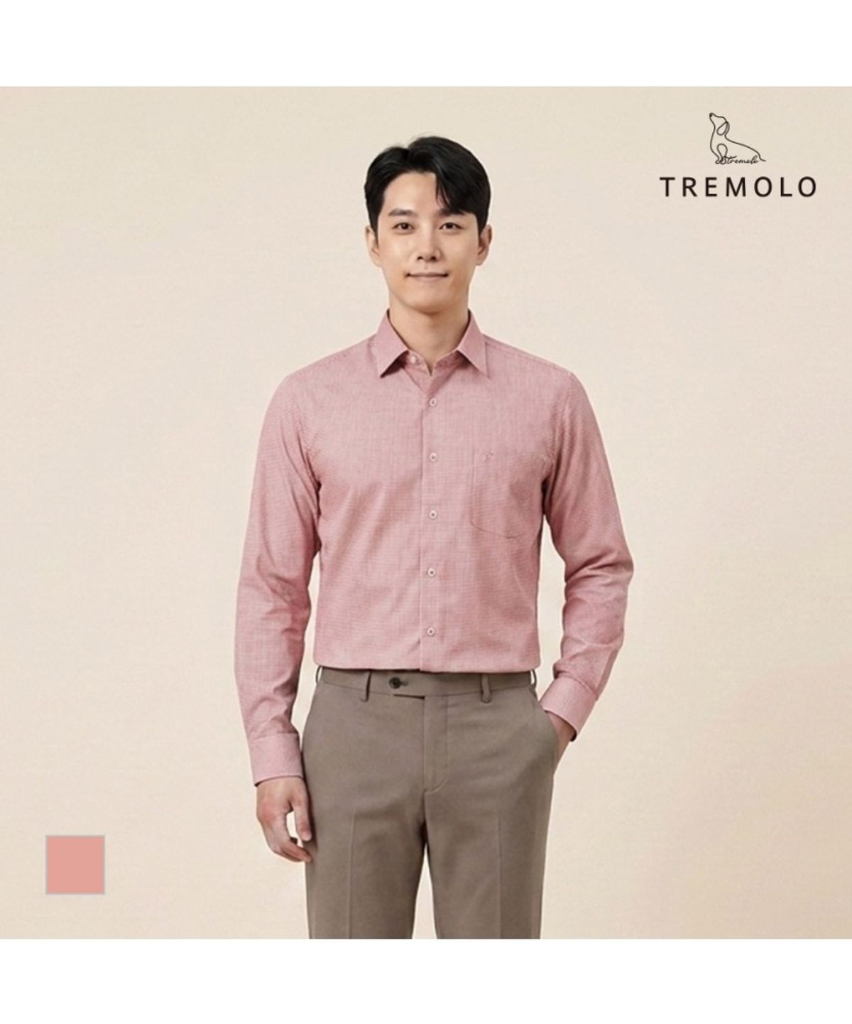 트레몰로(TREMOLO) 에어홀 프린트 C셔츠_TRBNLYS1181
