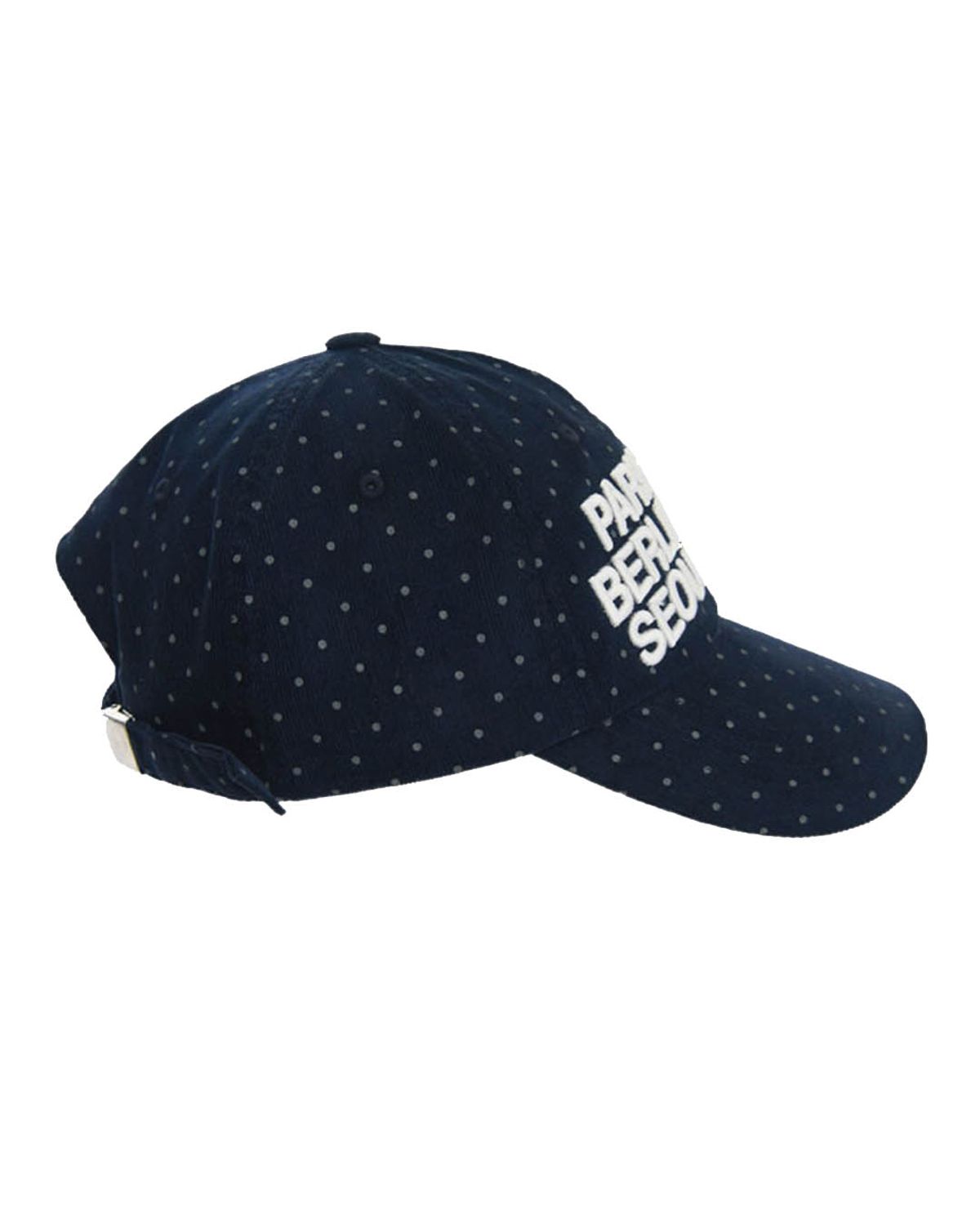 더뮤지엄비지터(THEMUSEUMVISITOR) SMILE LOGO BALLCAP (NAVY)