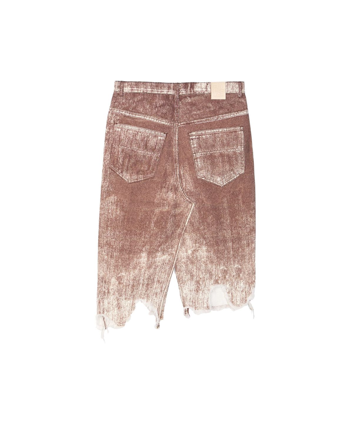 캠퍼랩(CAMPERLAB) Paint Denim Skirt Terracotta AU00032-003
