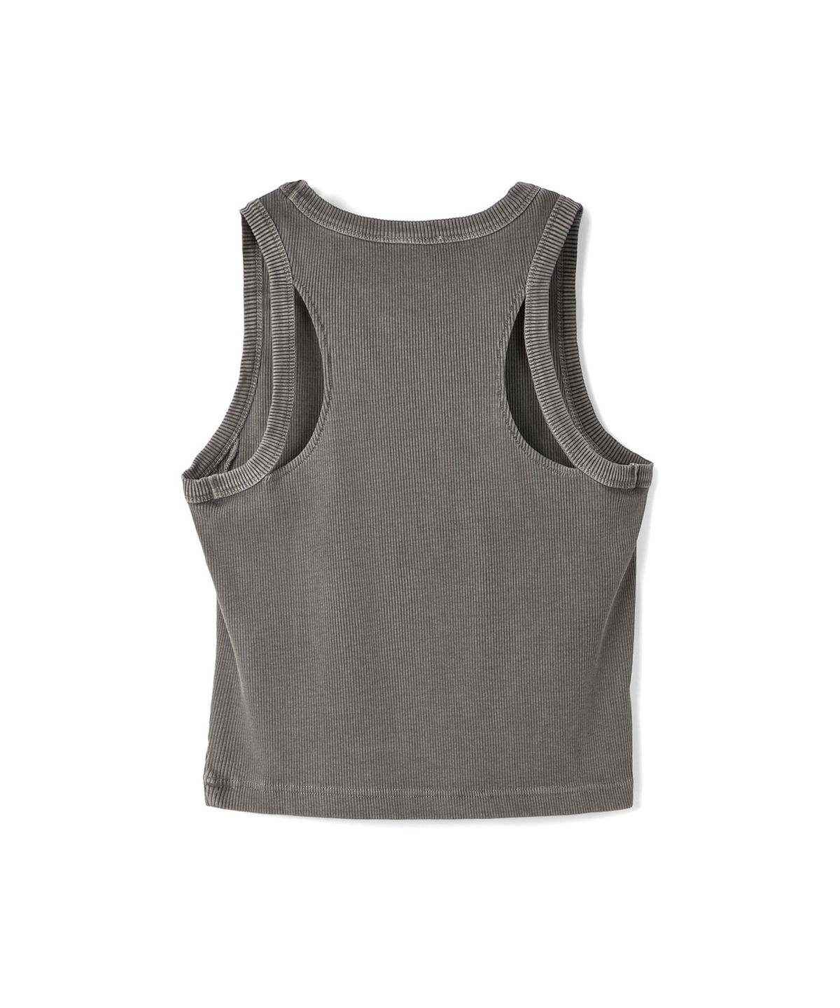 캠퍼랩(CAMPERLAB) Ribbed Tank Top Faded Black AU00030-001