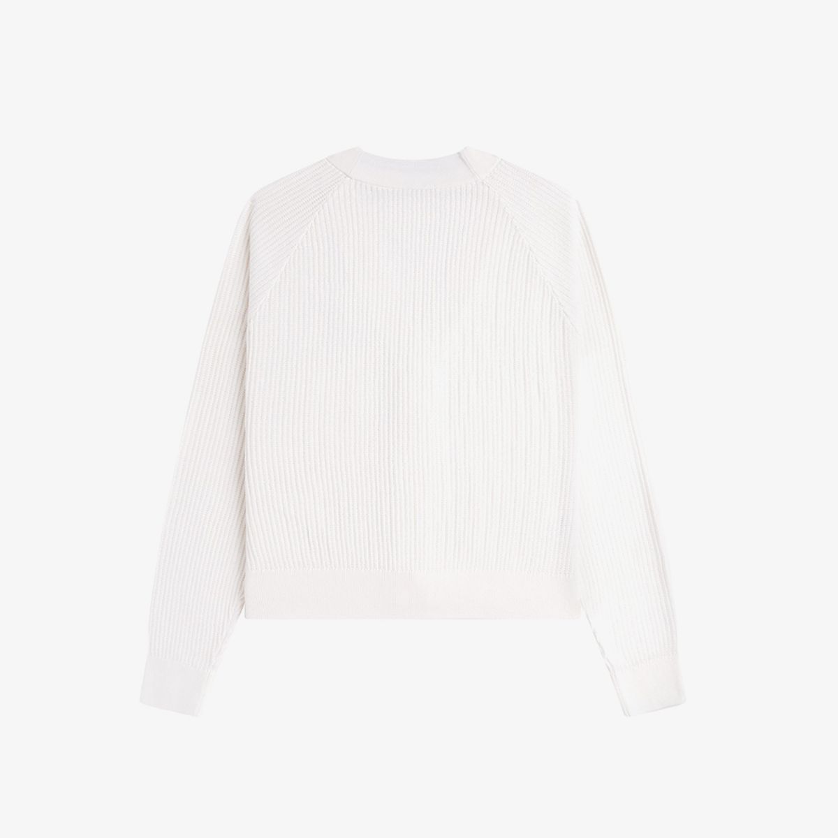 프레드페리(FRED PERRY) [Womens] 메시 니트 가디건 - 스노우 화이트 AFPF2519116-129