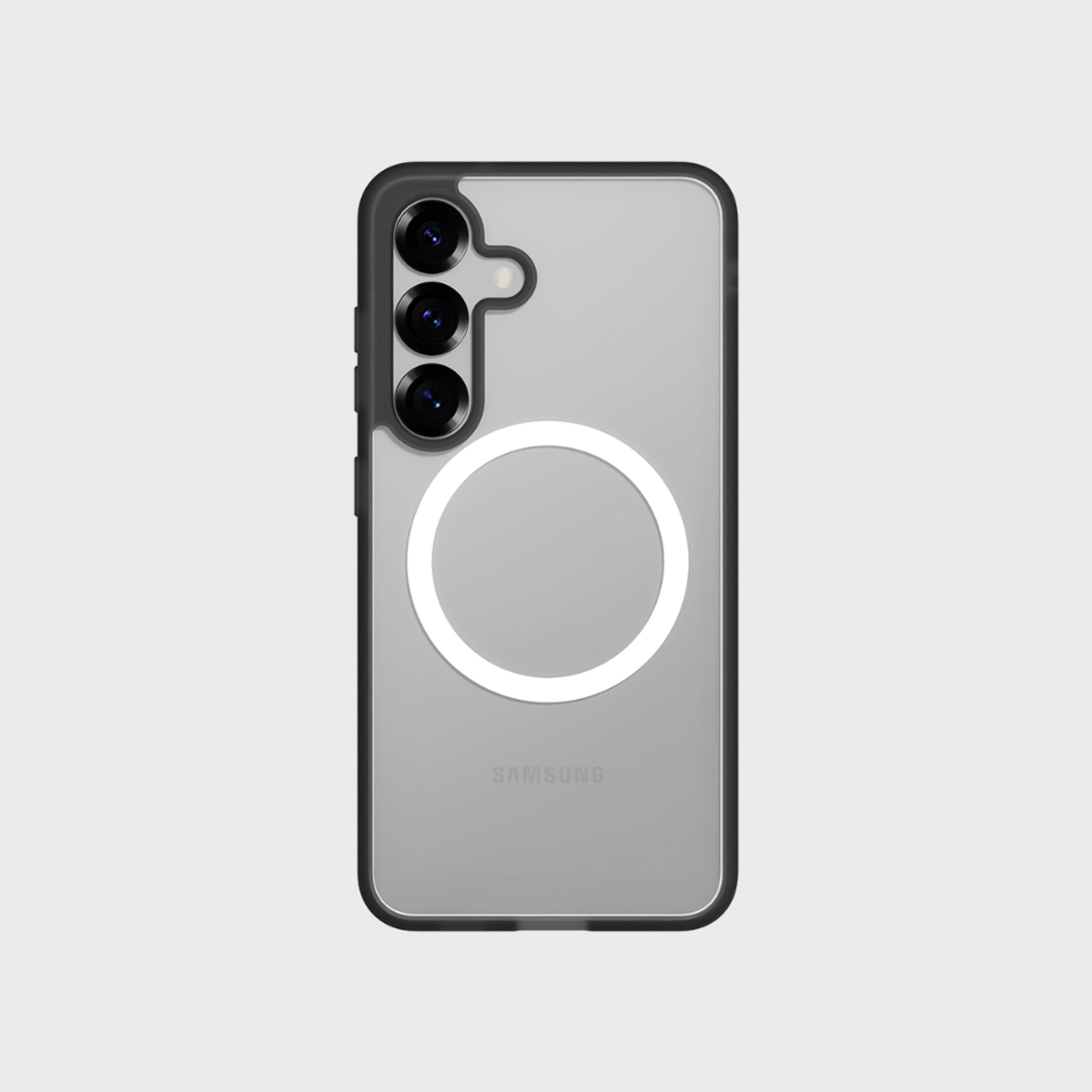에스엘비에스(SLBS) SLBS 클리어 마그넷 케이스 맷 블랙 for Galaxy S25 Series