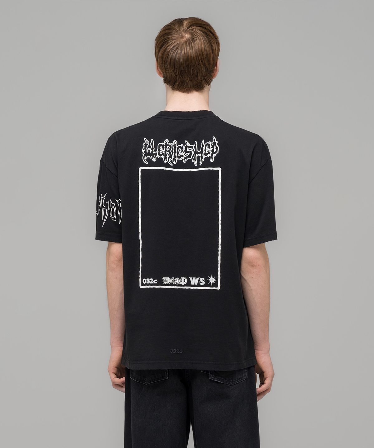 032씨(032C) (U) 아머 티셔츠 FADED BLACK ARMOUR T-SHIRT FADED BLACK