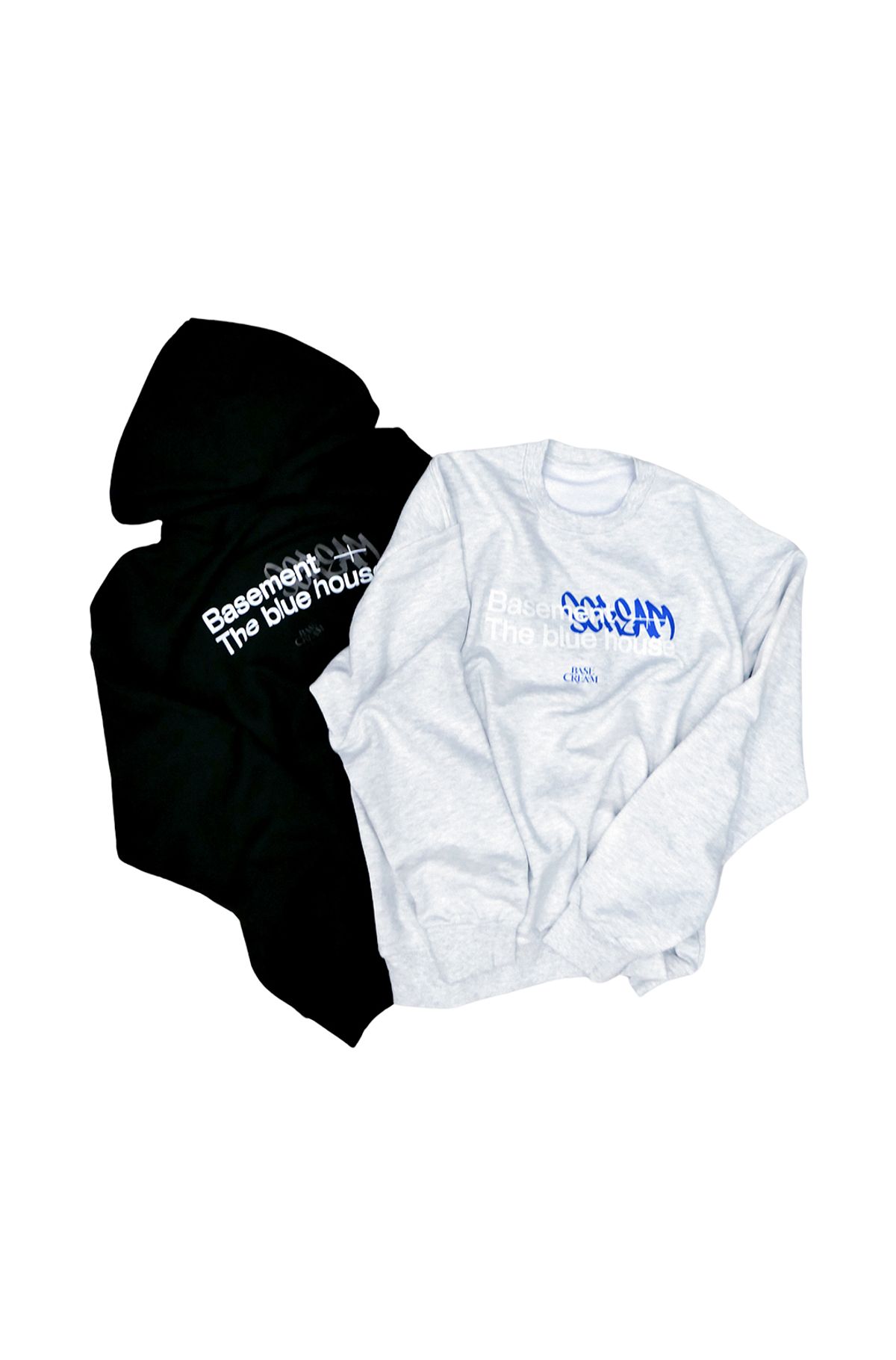 베이스크림(BASECREAM) Basement Sweatshirts Light Gray