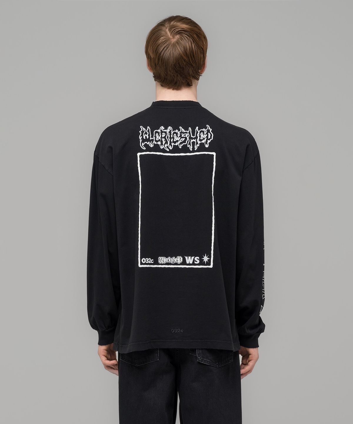 032씨(032C) (U) 아머 롱 슬리브 페이디드 블랙 ARMOUR LONGSLEEVE FADED BLACK
