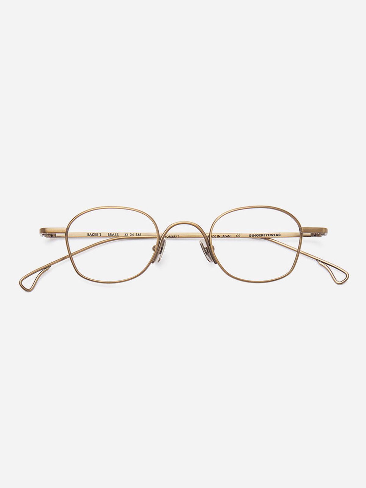 진저아이웨어(GINGER EYEWEAR) [WORKERS T] BAKER T 베이커 티 3 col 티타늄 안경