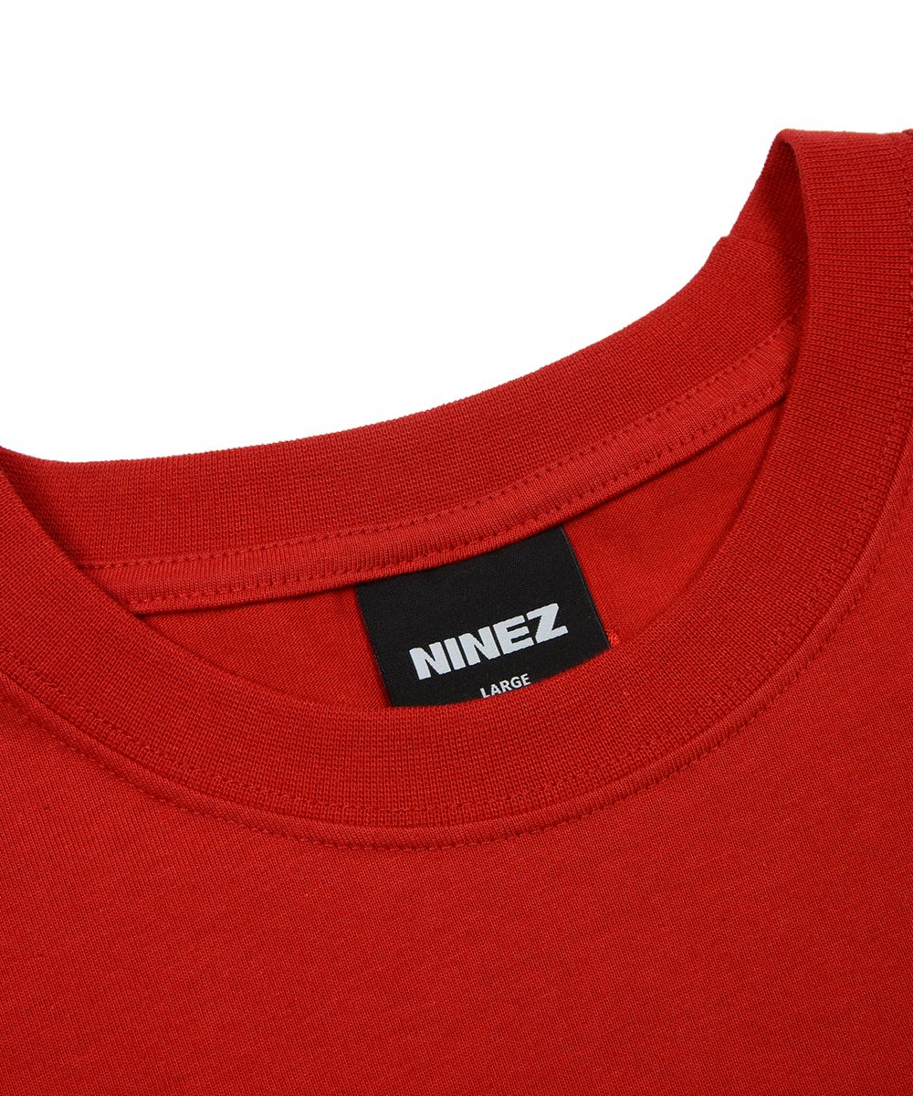 MUSINSA | NINEZ Cotton cut wide overfit short sleeve t-shirt