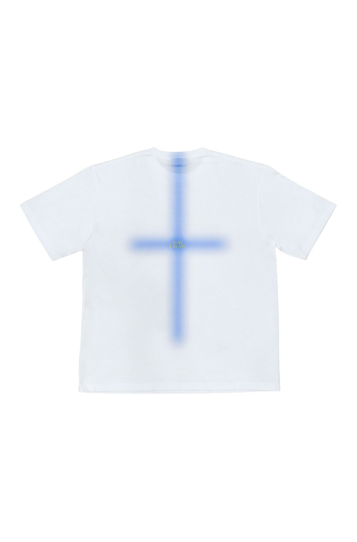 베이스크림(BASECREAM) Blue House Tee White