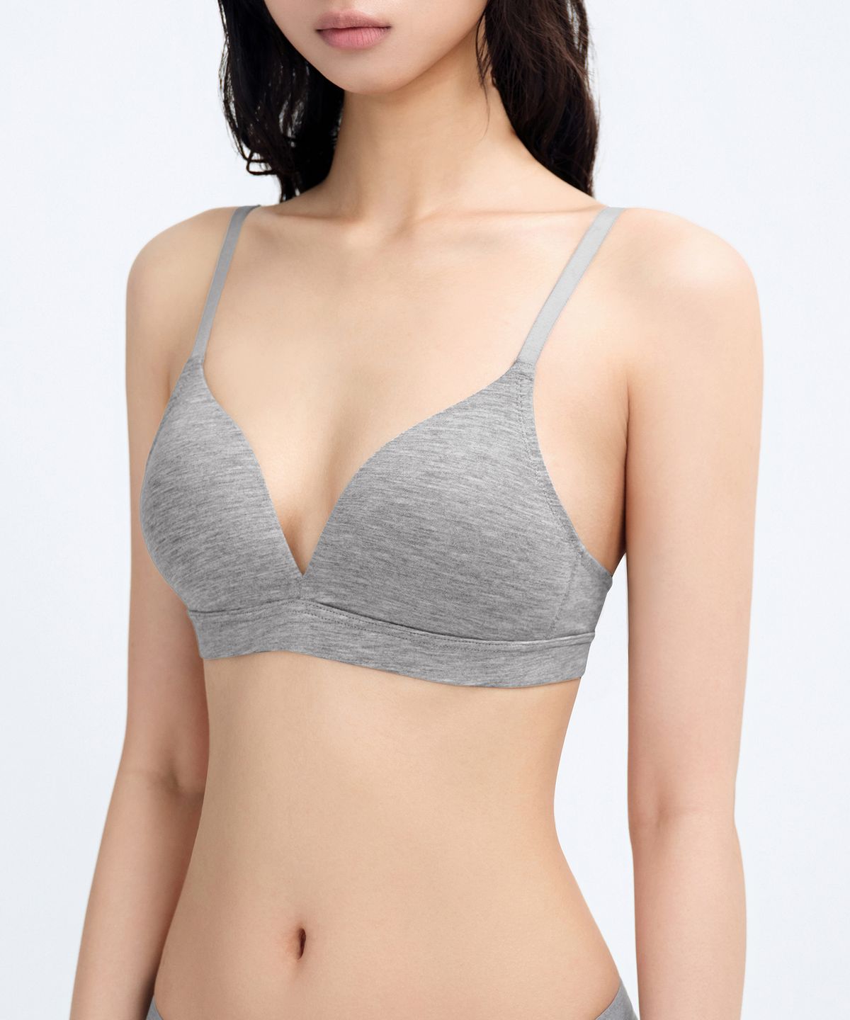 무신사 스탠다드 우먼(MUSINSA STANDARD WOMAN) 우먼즈 모달 브라렛 [멜란지 그레이]