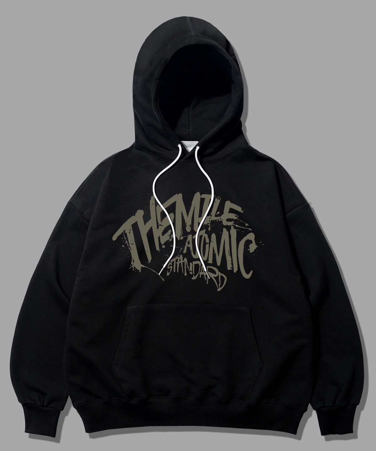 더마일(THEMILE) 어토믹 스웨트 후드 [BLACK]