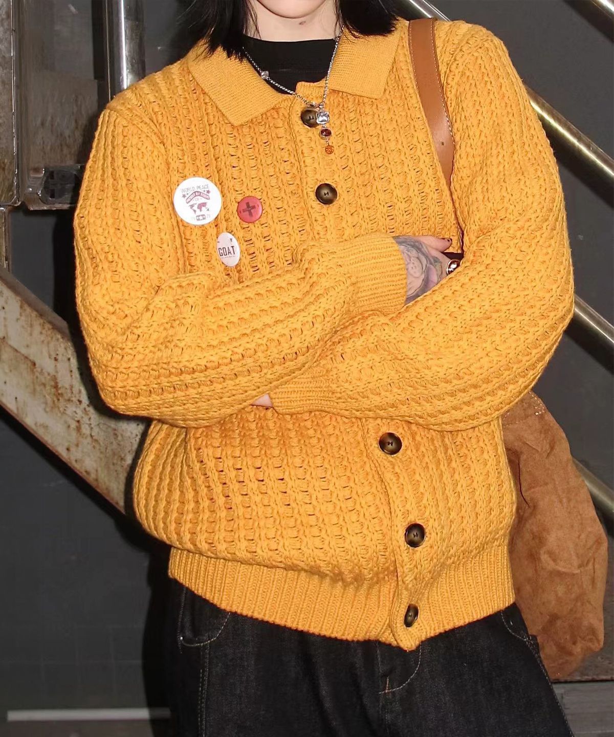 스팁(STEEPC) Afternoon City*Cardigan yellow