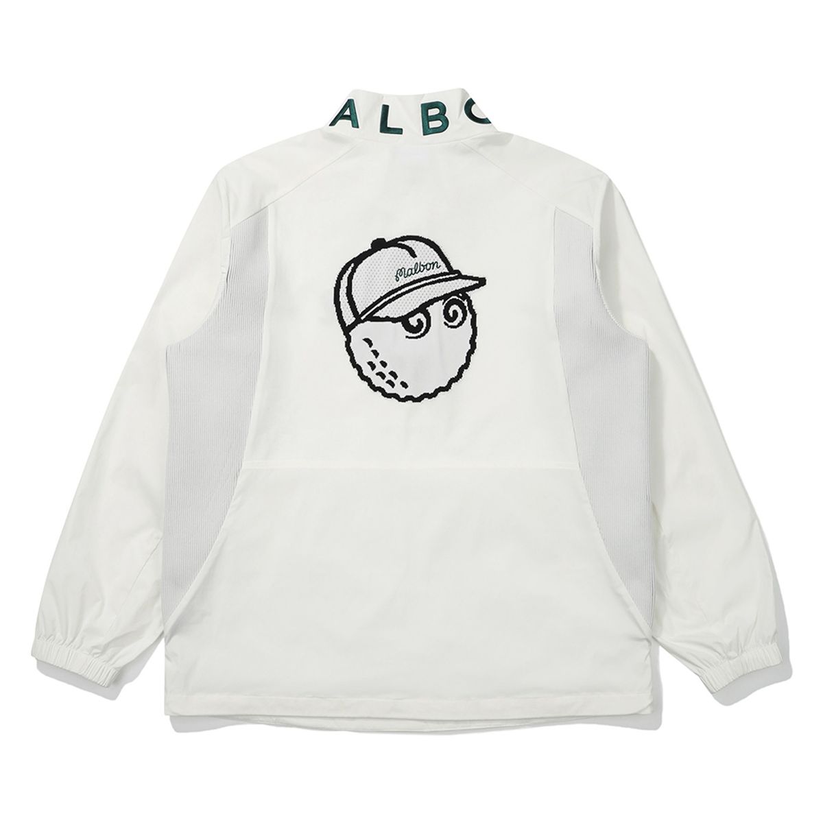 말본 골프(MALBON GOLF) 기능성 하이브리드 아노락 자켓 OFF WHITE (MAN)