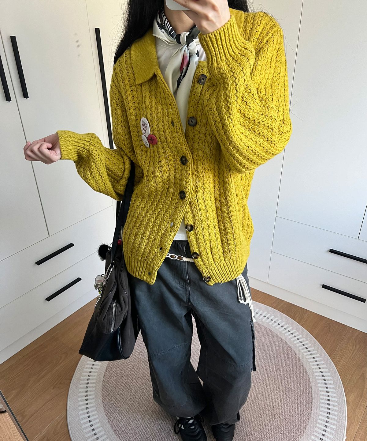 스팁(STEEPC) Afternoon City*Cardigan Mustard