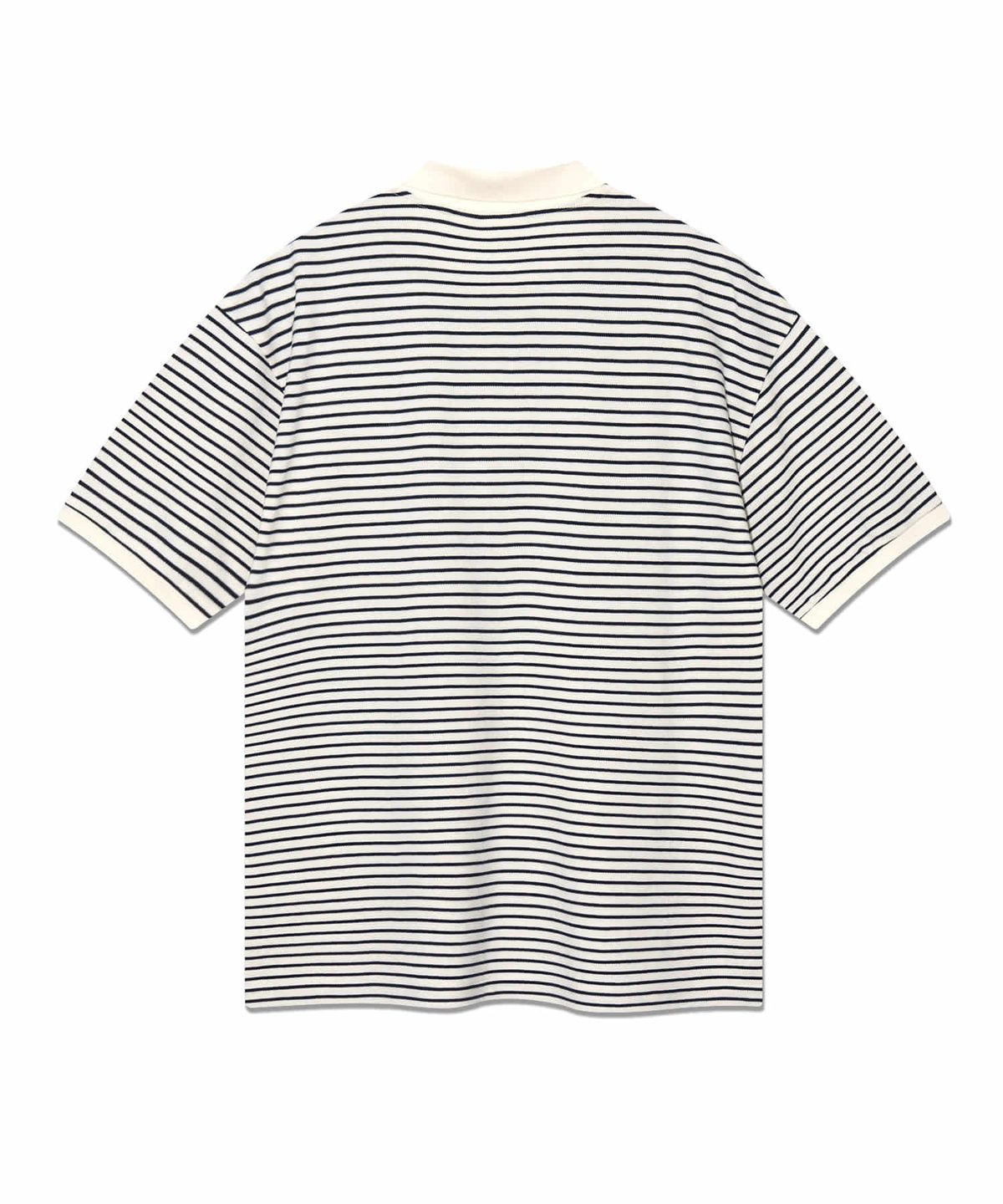 리(LEE) 피케 카라 티셔츠 에크루