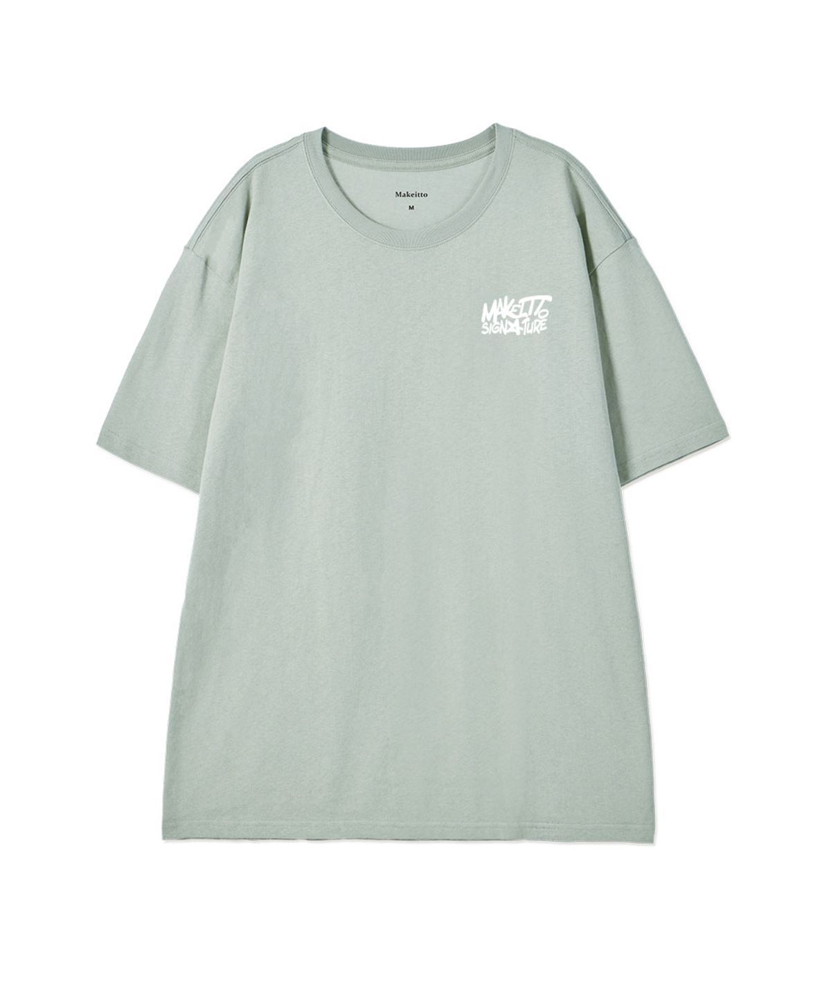 메이킷투(MAKEITTO) [GRAFFITI3 LOGO]CREW NECK TEE_MINT