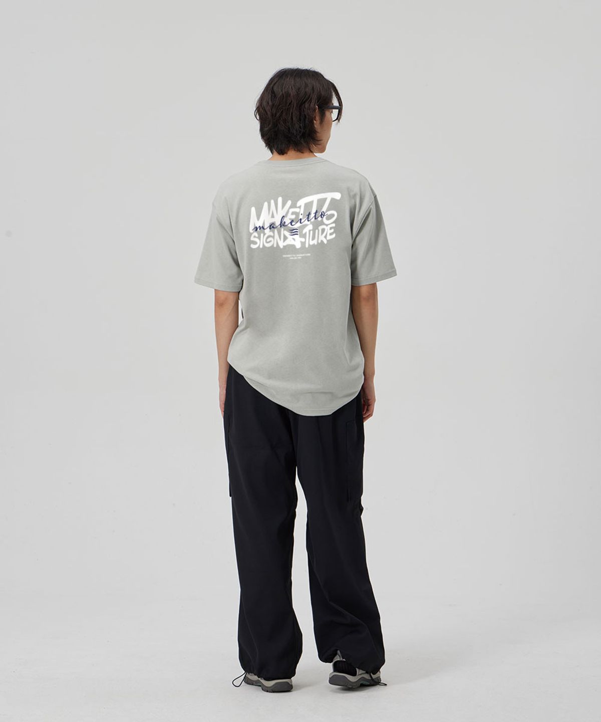 메이킷투(MAKEITTO) [GRAFFITI3 LOGO]CREW NECK TEE_MINT