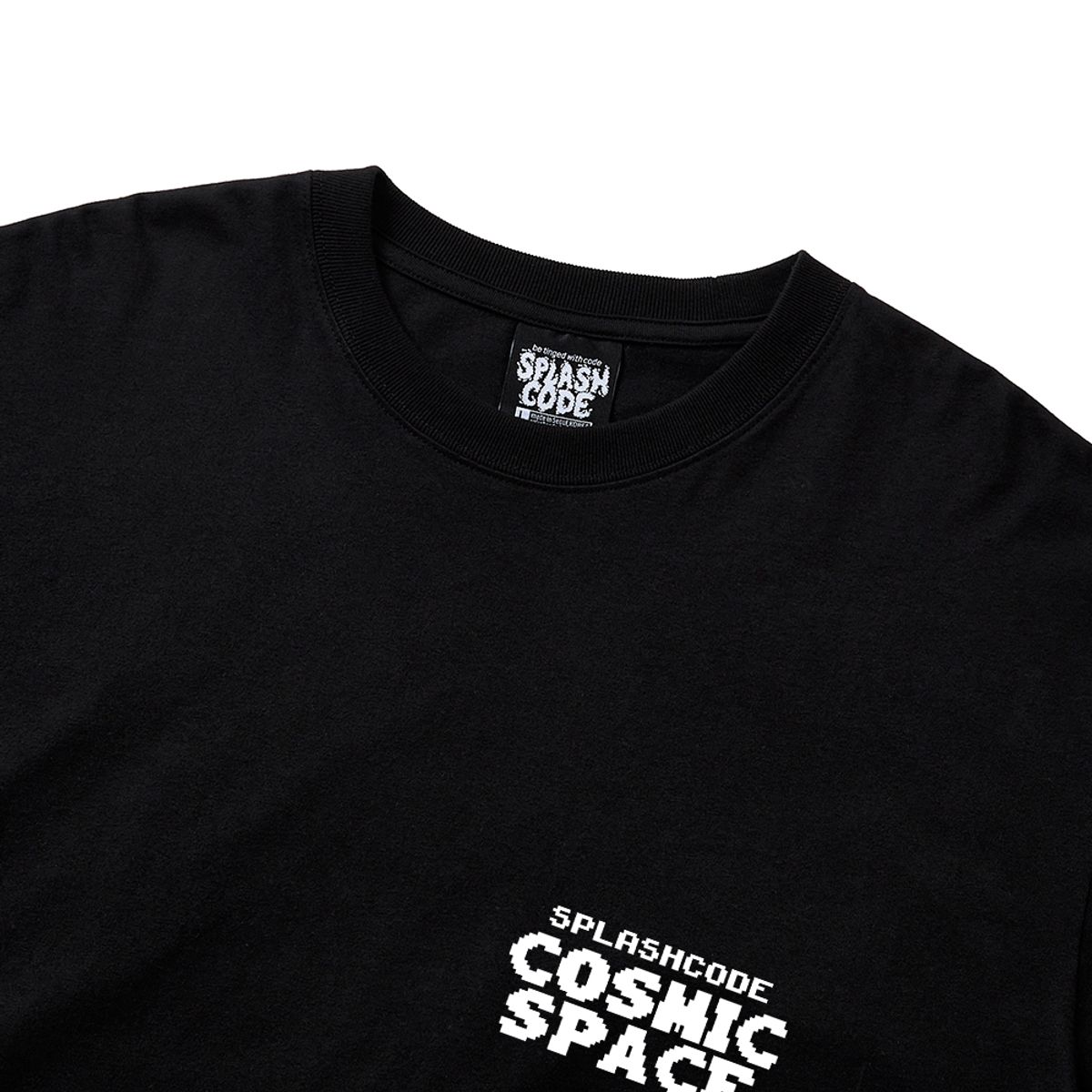 스플래시코드(SPLASHCODE) 롱슬리브 블랙 - 코스믹 스페이스(Cosmic Space)