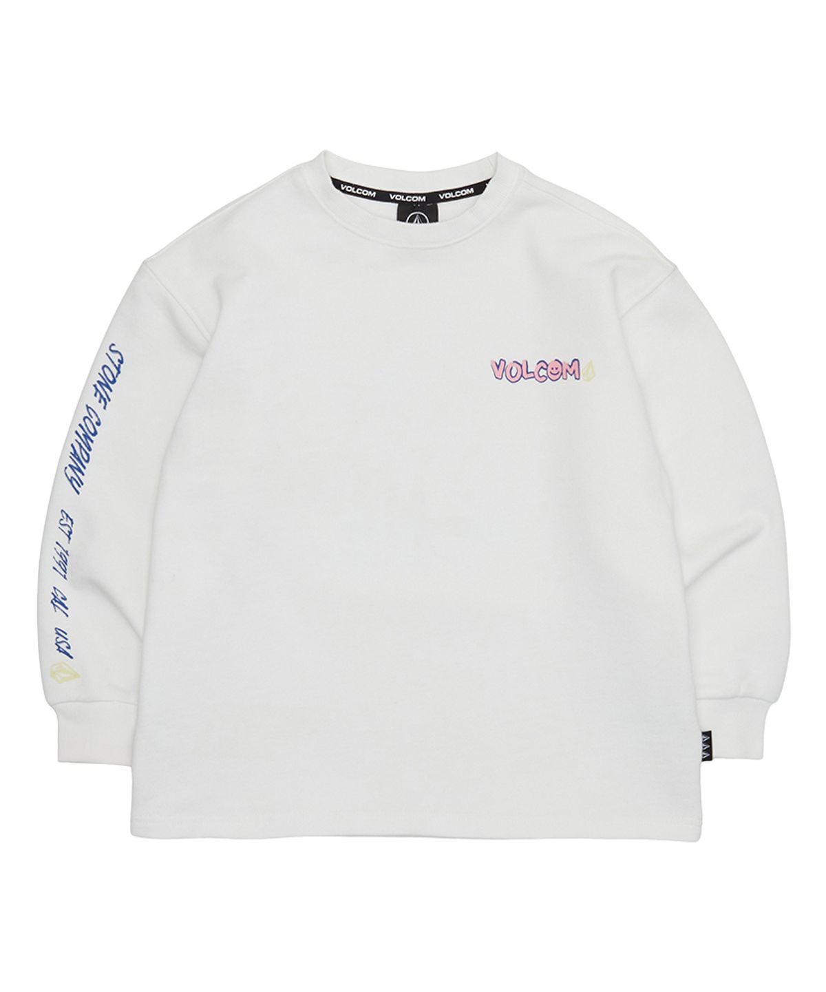 볼컴 키즈(VOLCOM KIDS) 스프레이 캔 아트 긴팔 티셔츠 D5S002