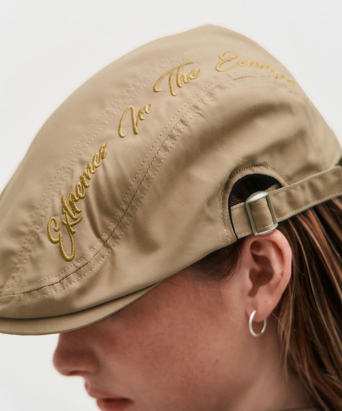 킴지수(KIMZISU) Embroidered Hunting Cap _ BEIGE