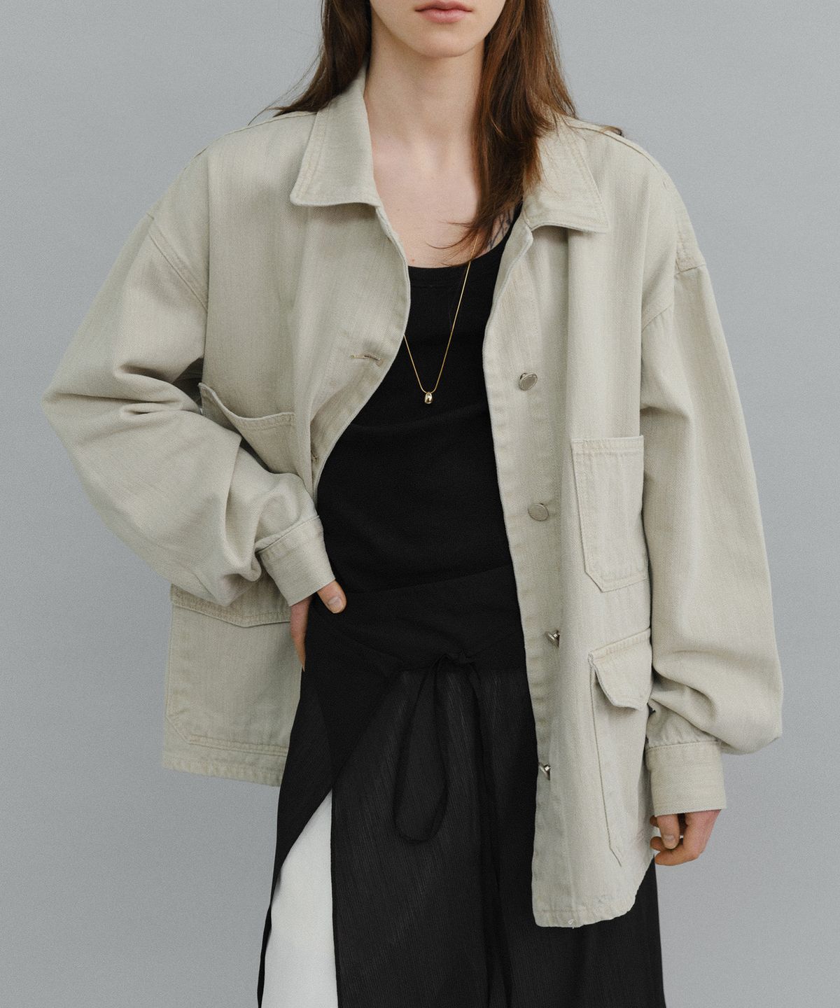 유라고(URAGO) Natural denim work jacket