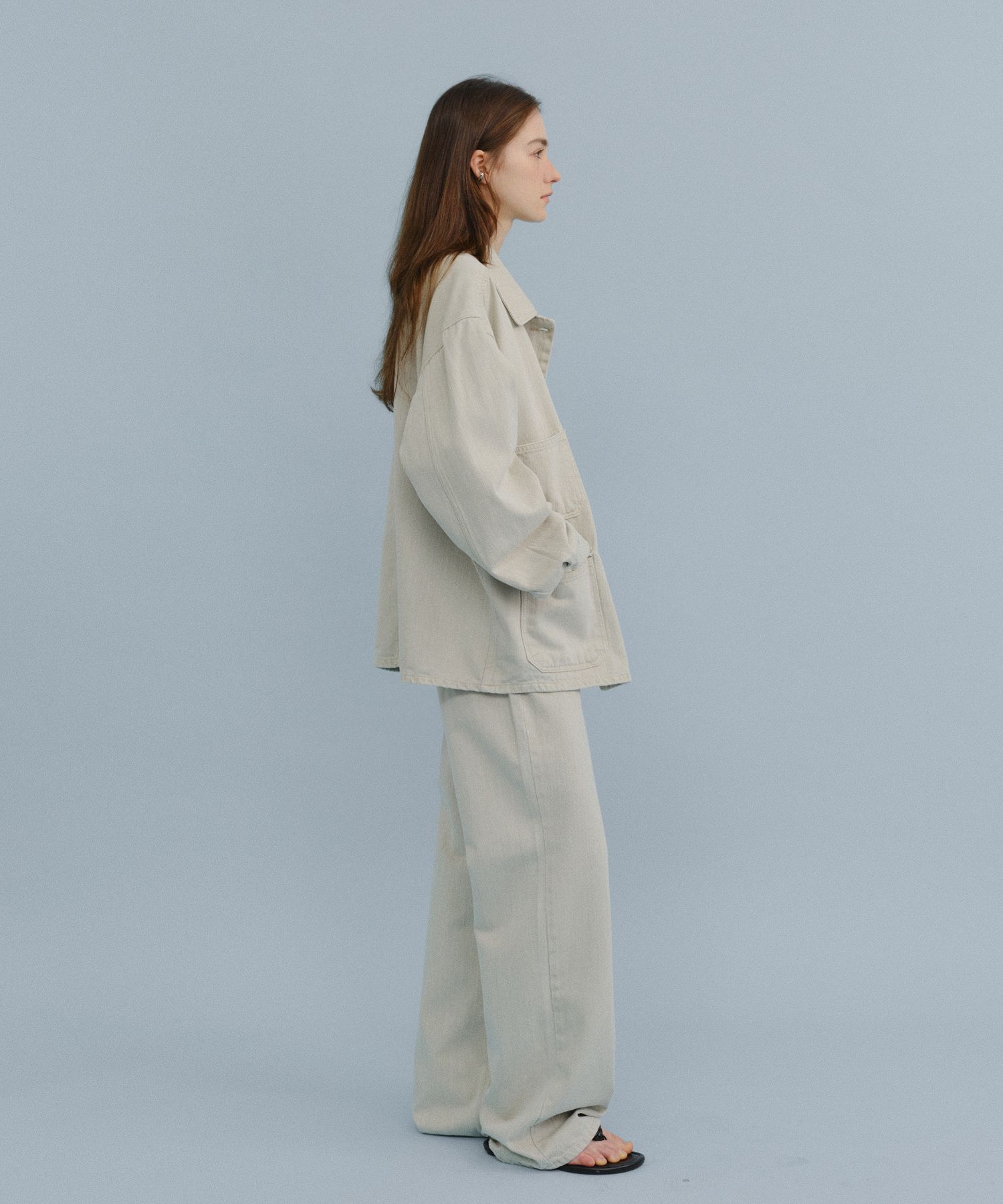MUSINSA | URAGO Natural washed loose denim