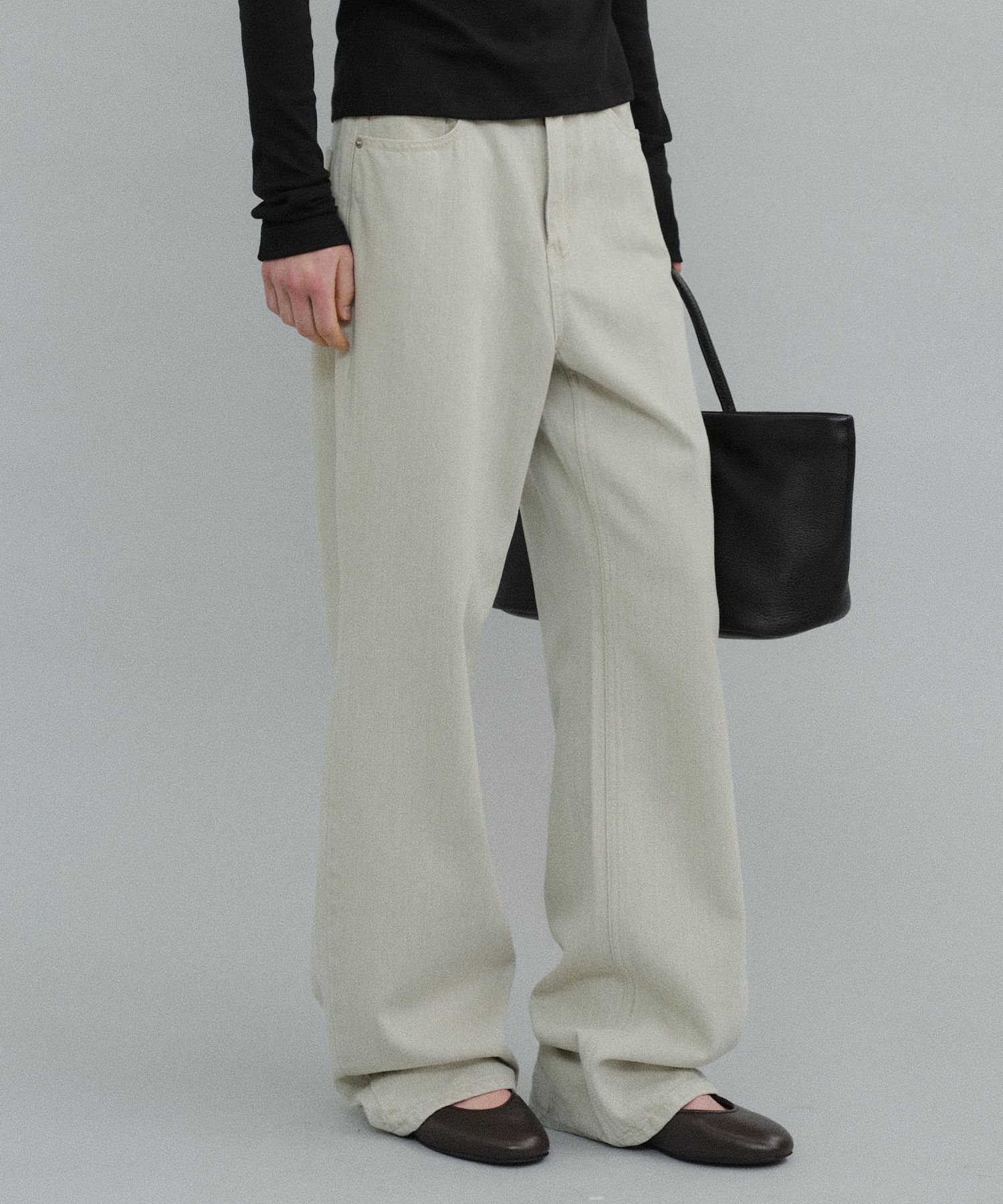 MUSINSA | URAGO Natural washed loose denim