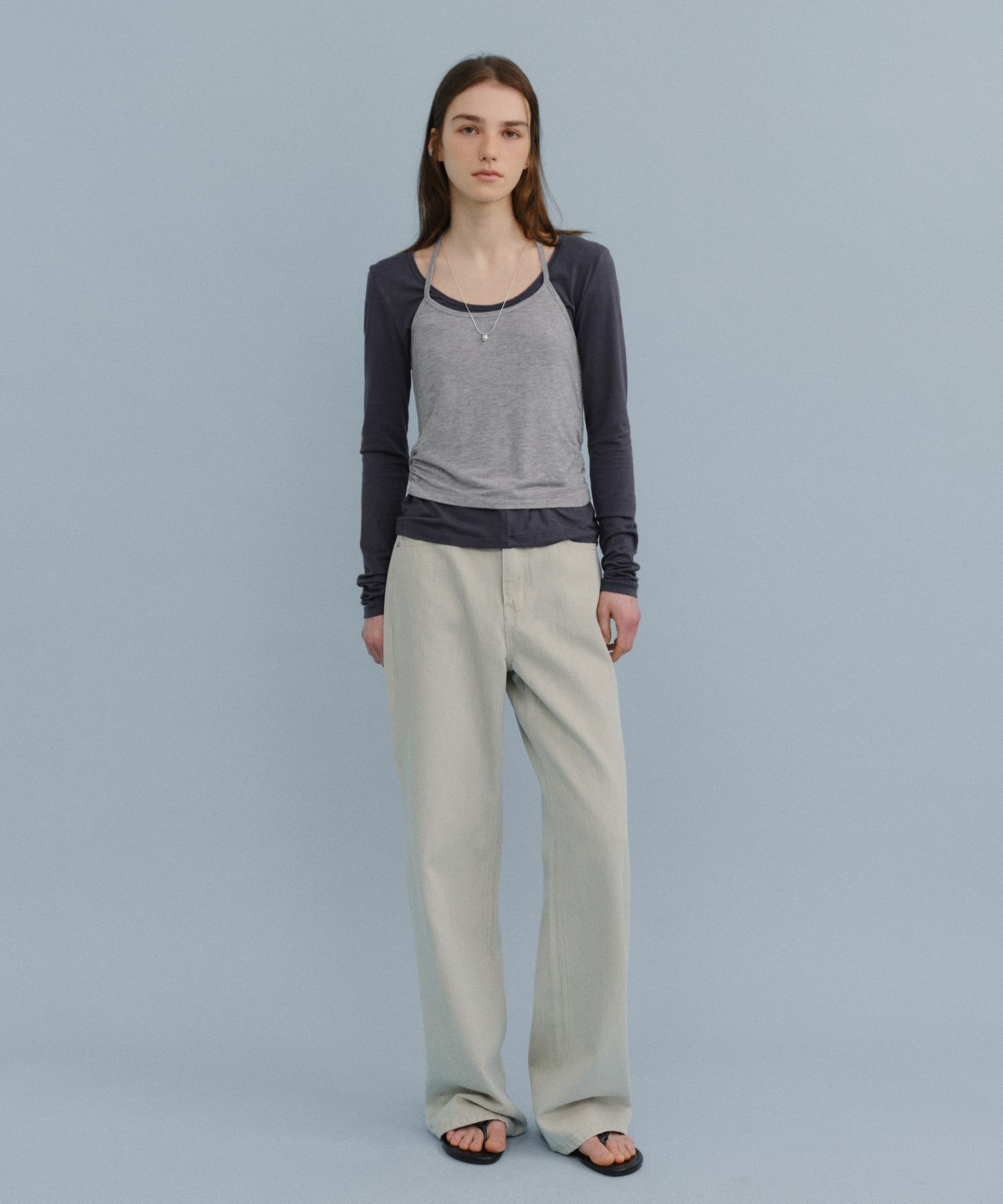 MUSINSA | URAGO Natural washed loose denim