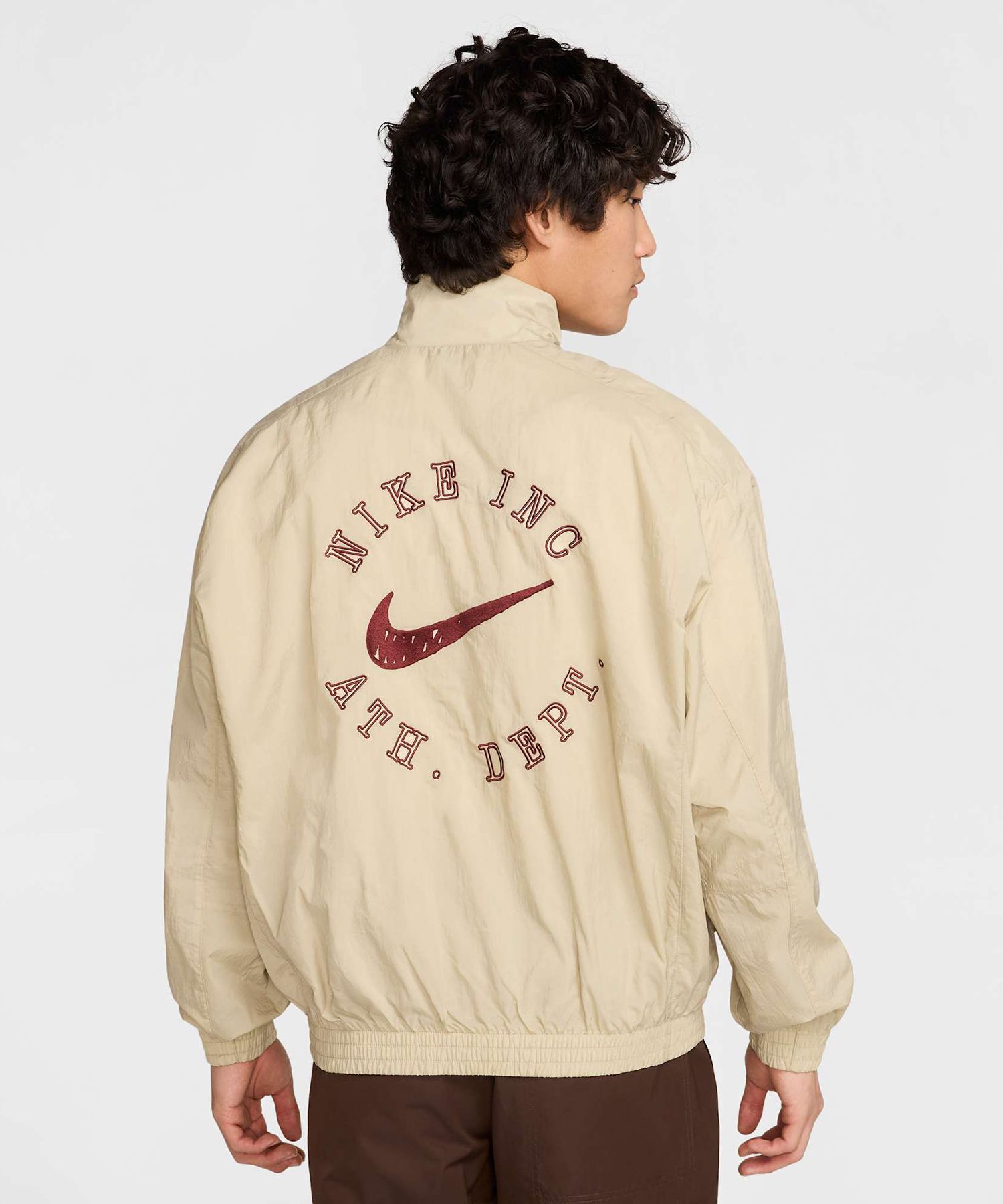 나이키(NIKE) 클럽 오버사이즈 우븐 트랙 재킷 M - 데저트 카키:밍크