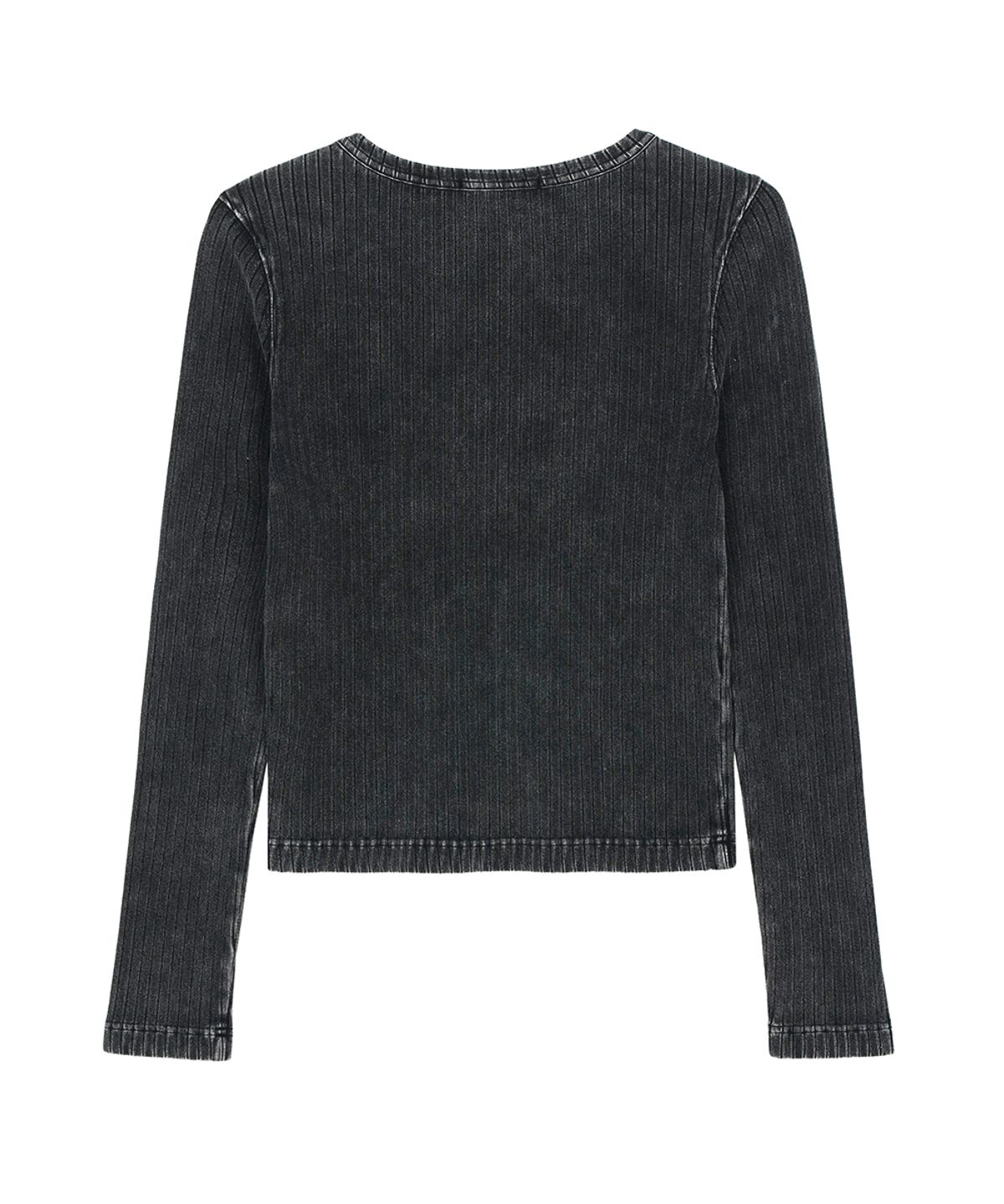 에프디알(FDR) Sulfar G.Dye Rib Muscle Long Sleeve Black