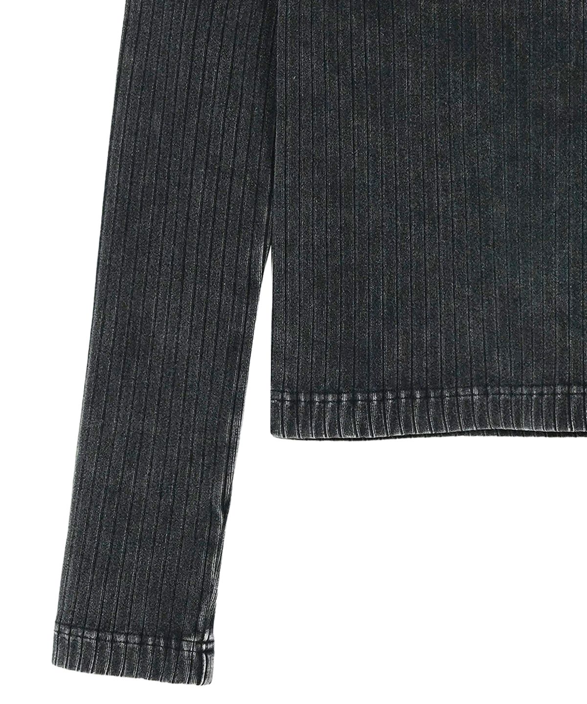 에프디알(FDR) Sulfar G.Dye Rib Muscle Long Sleeve Black