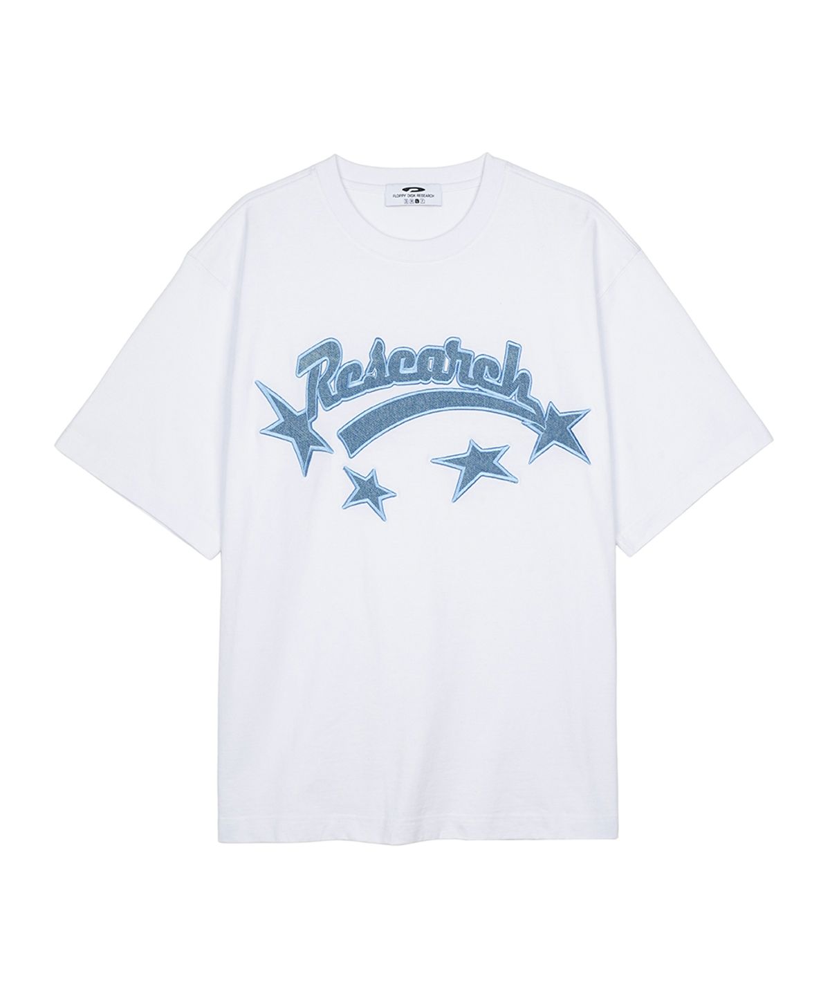 에프디알(FDR) Star Logo Applique Short Sleeve White