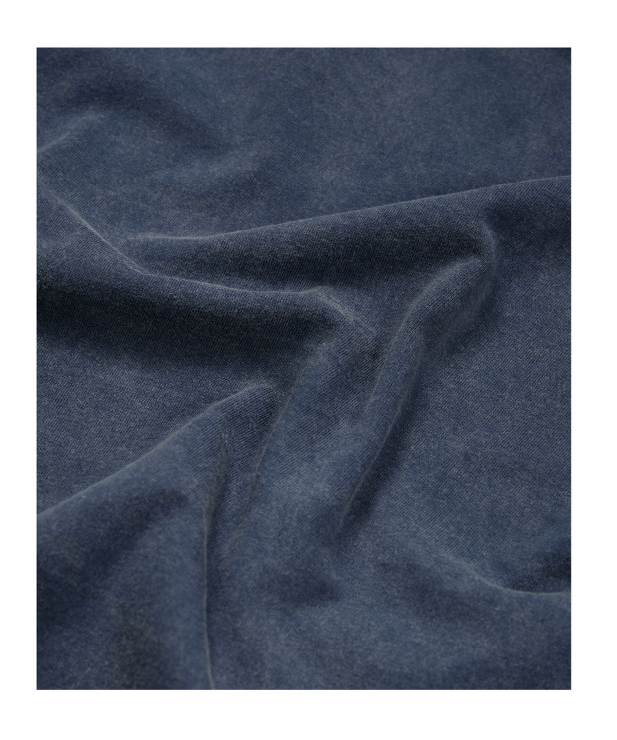 이티씨이(ETCE) (GEAR) LABEL WASHED HOODIE (BLUE)