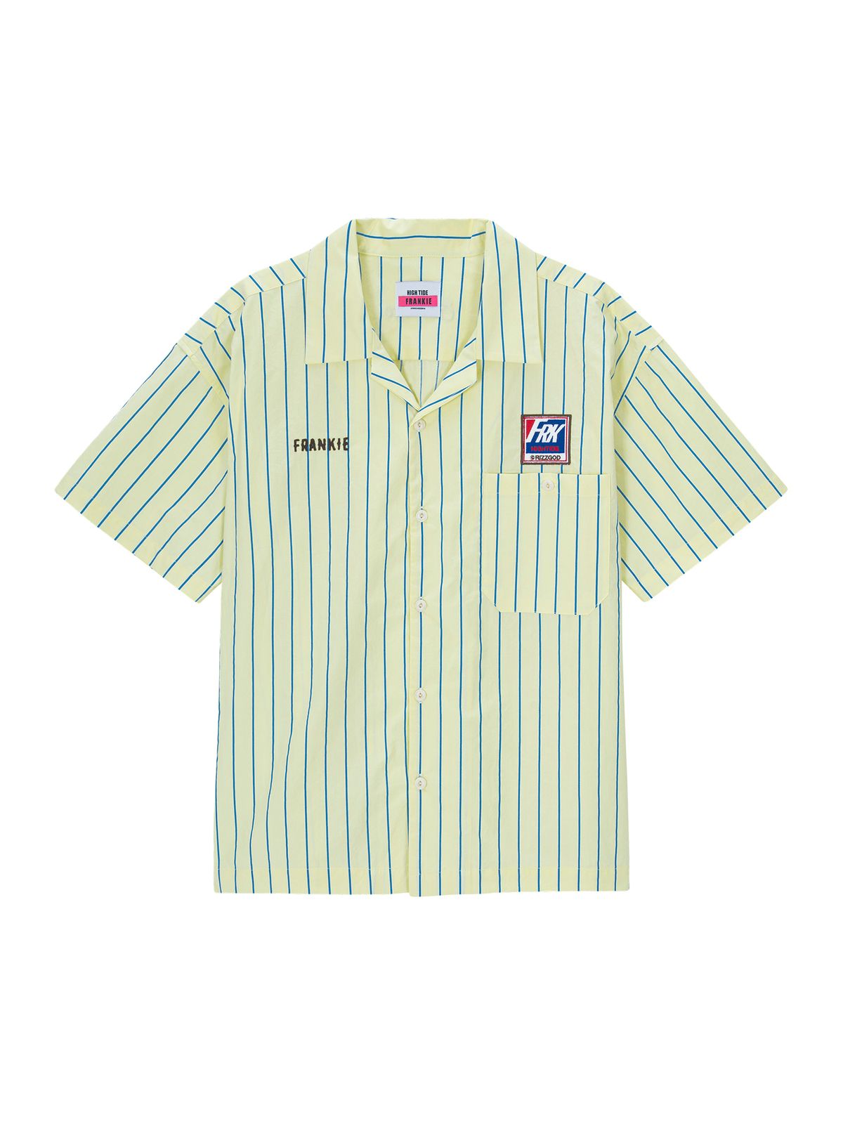 하이타이드 프랭키(HIGHTIDEFRANKIE) SABOTAGE STRIPE SHIRT YELLOW