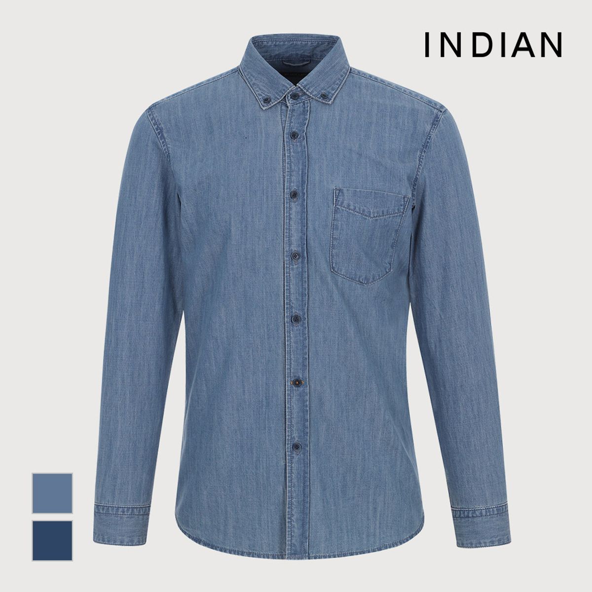 인디안(INDIAN) 리얼데님 셔츠_MIUNL5Y1161