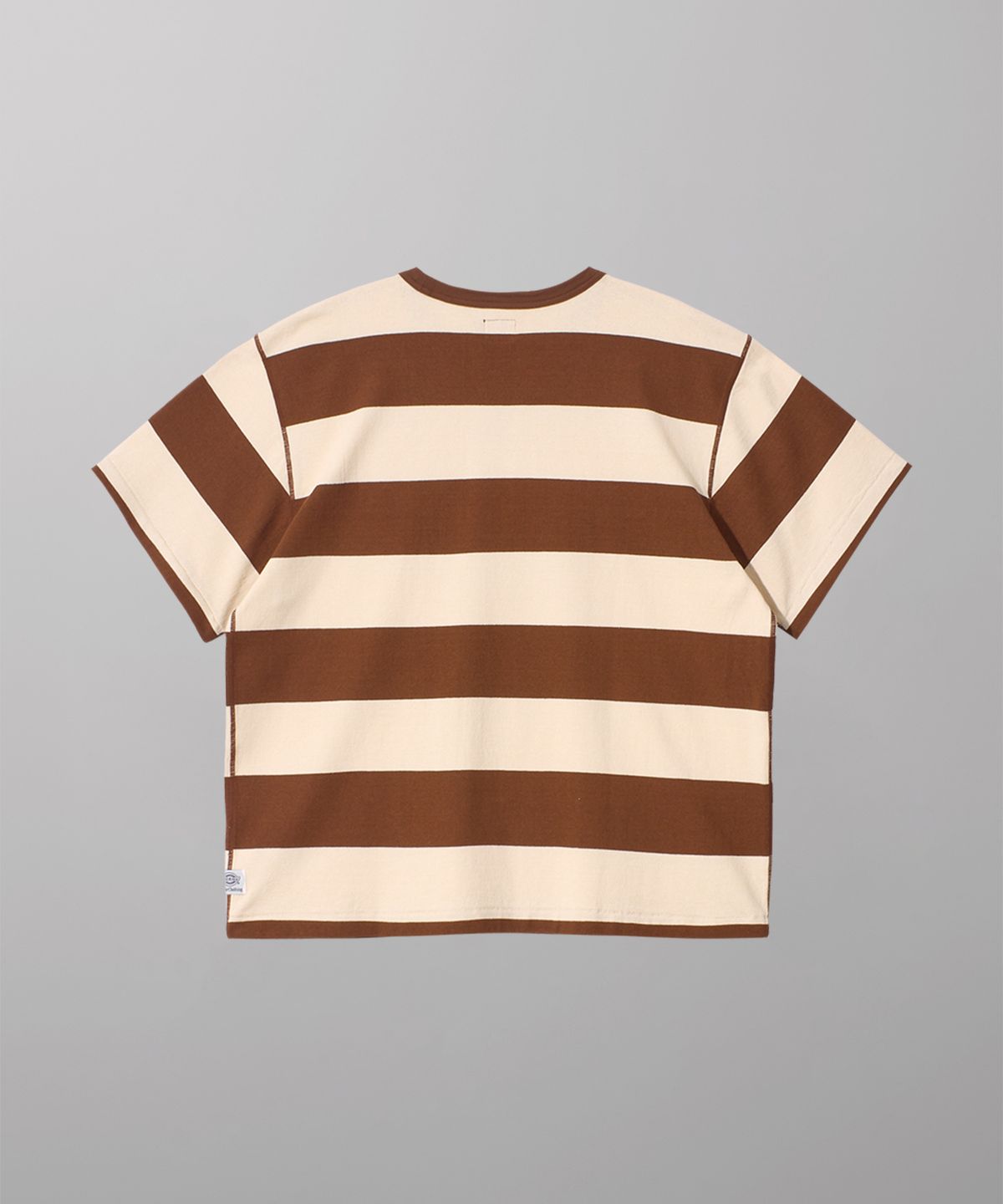 디키즈(DICKIES) X 네이머클로딩 스트라이프 티셔츠 Brown
