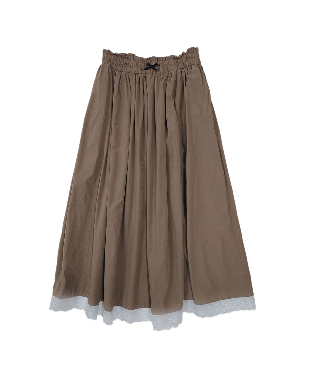 320쇼룸(320SHOWROOM) Chloé Lace Banding Midi Skirt Brown