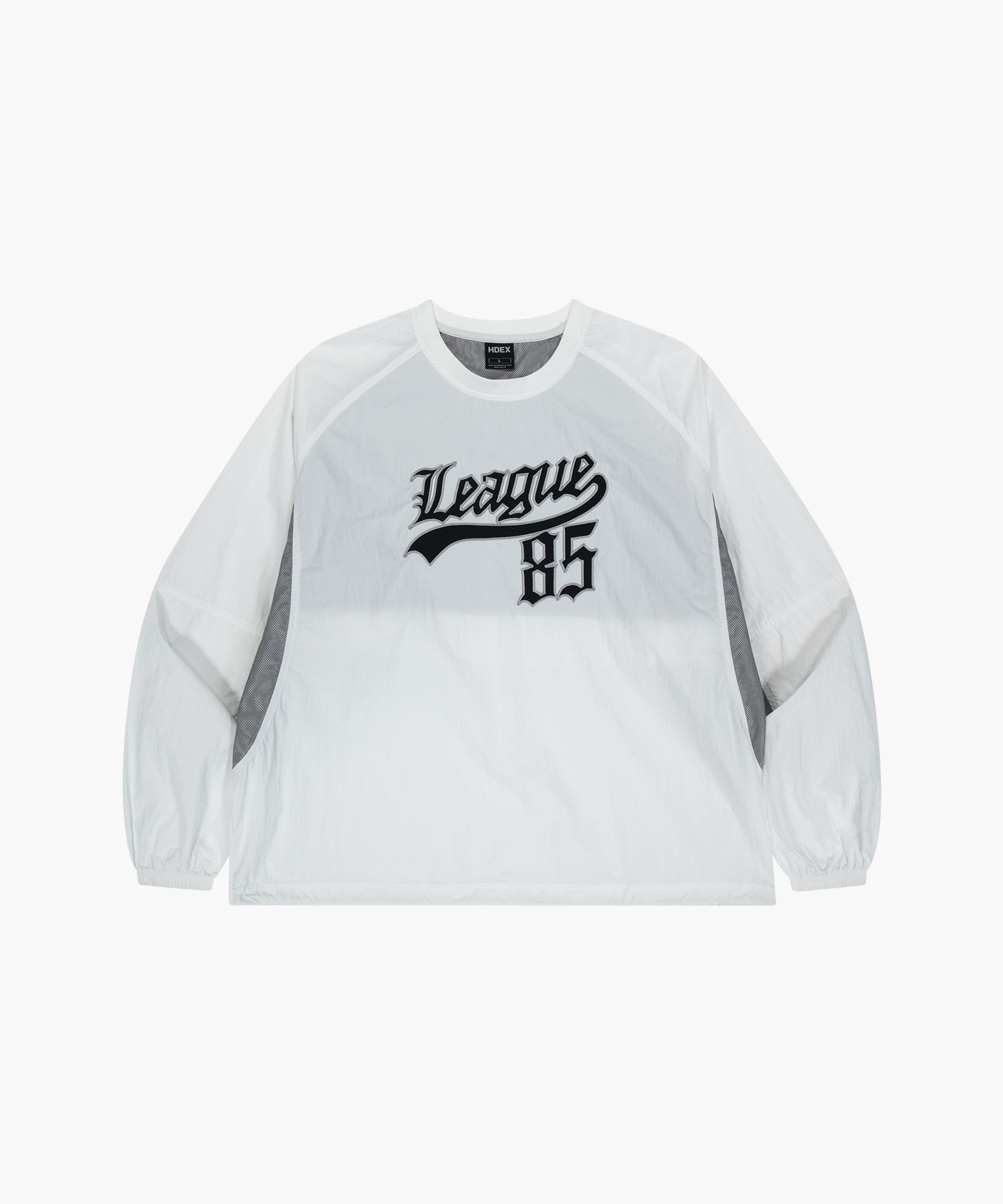 MUSINSA | HDEX League 85 Warmup Pullover (White)