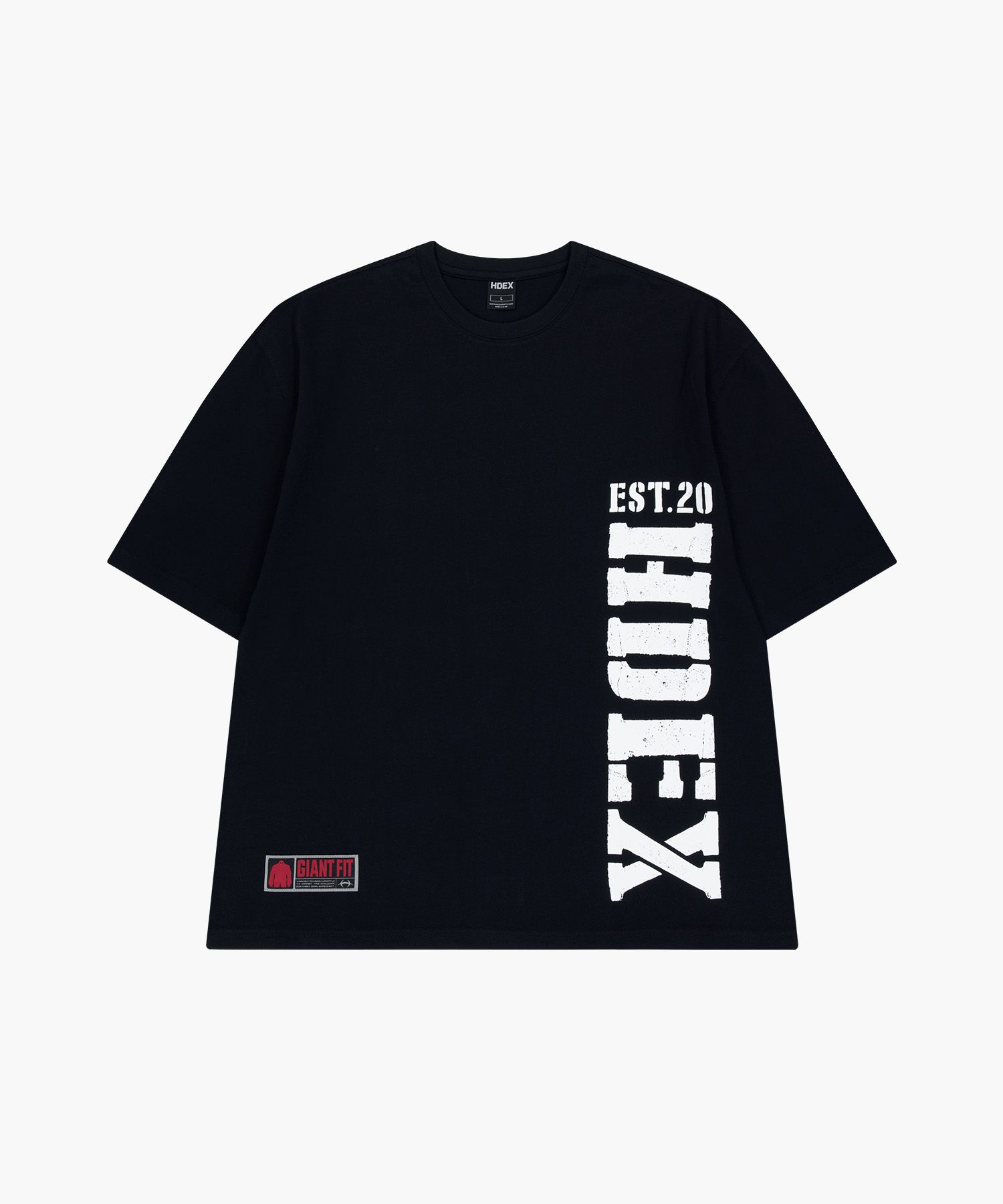 【HDEX】 CORE SMALL LOGO GIANT FIT SHORT SLEEVE /追跡付 HDEX | エイチデックス