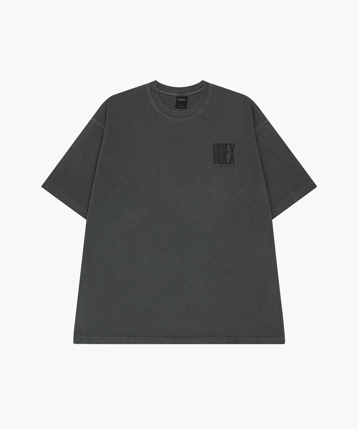 【HDEX】 Men's Crack Printed Pigment Short Sleeve /追跡付 MUSINSA公式 | HDEX Crack Printed Pigment Short Sleeve